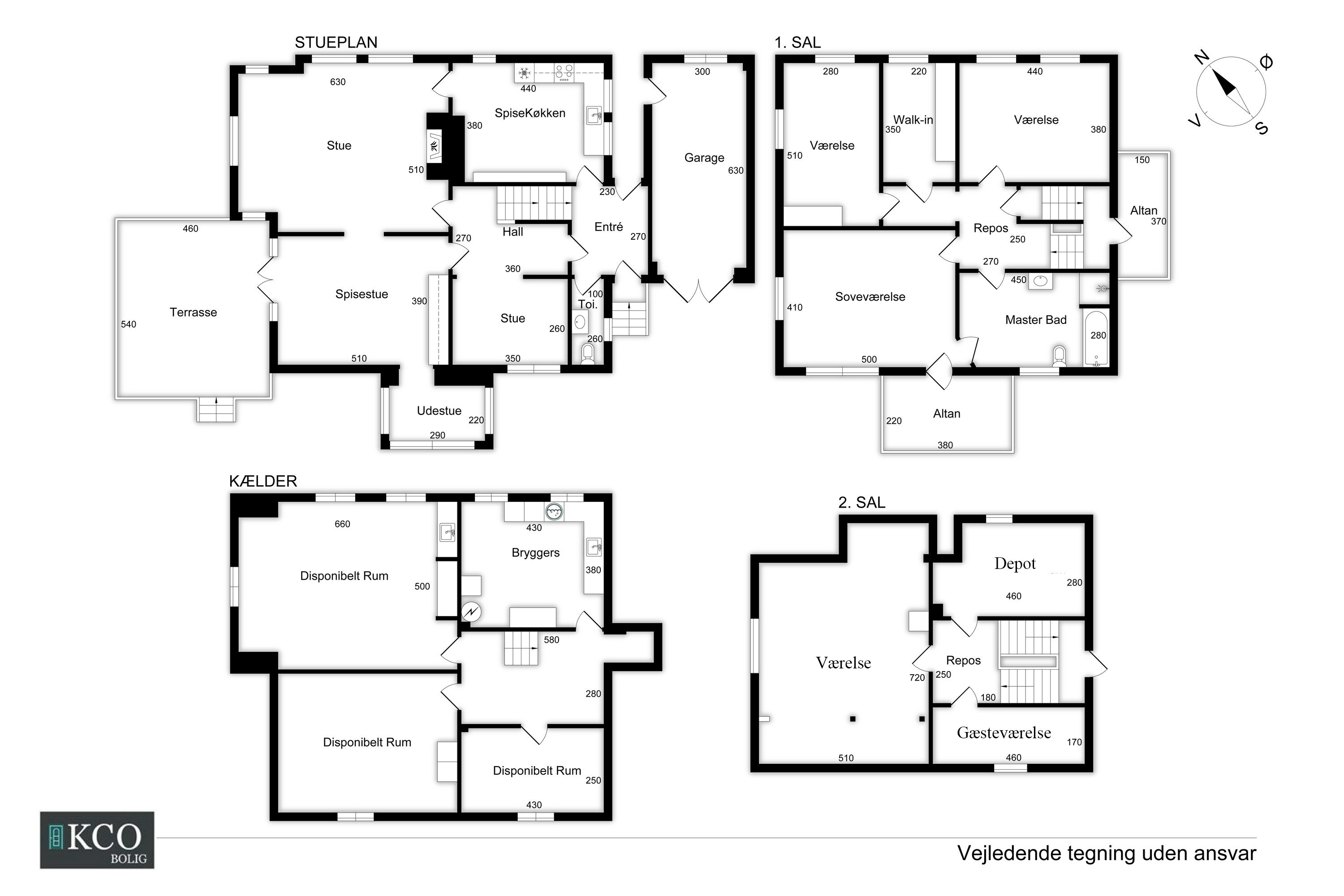 Plantegninger billede af Hartmannsvej 75, 2920 Charlottenlund
