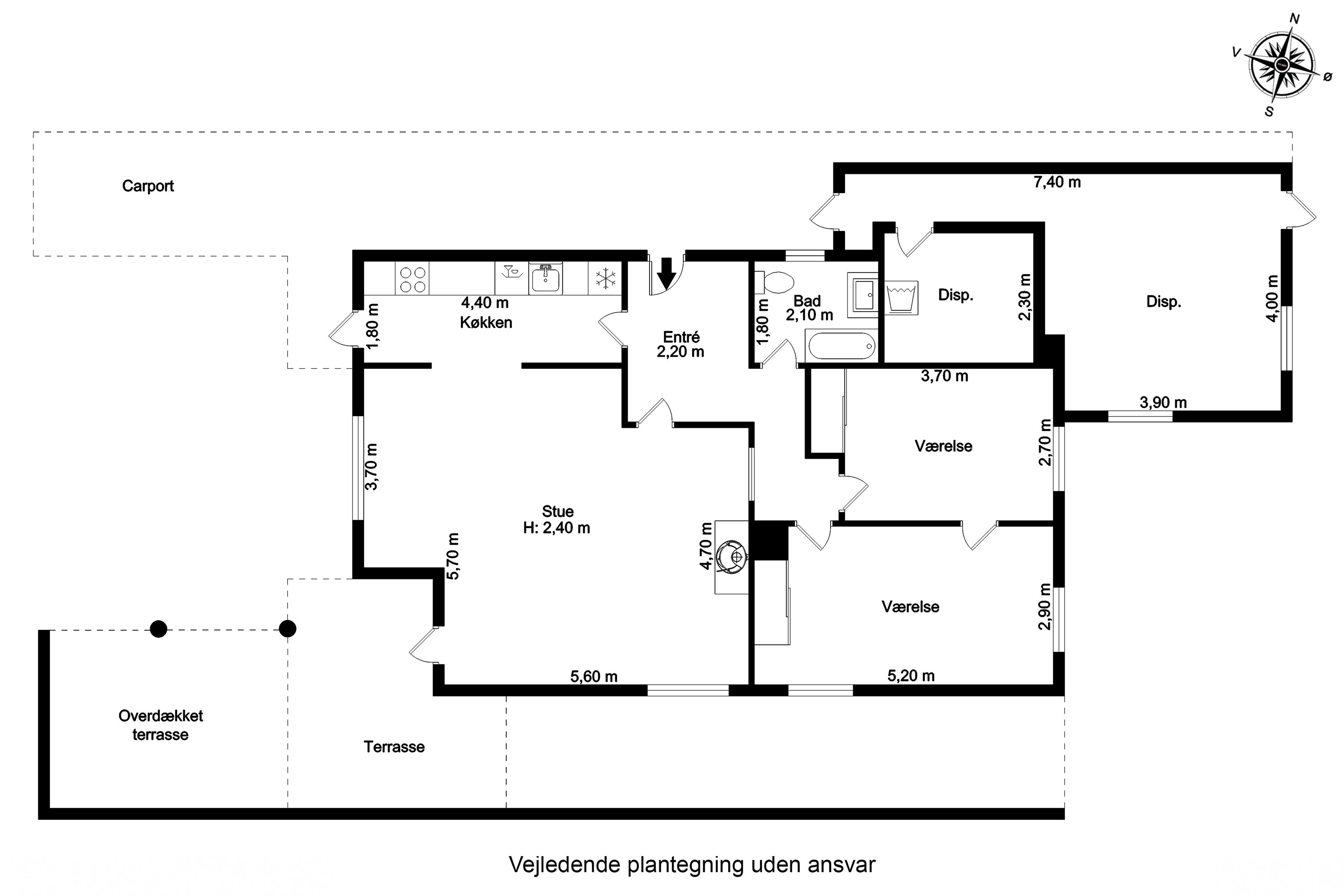 Plantegninger billede af Vindeby Vinkelvej 6, Tåsinge, 5700 Svendborg