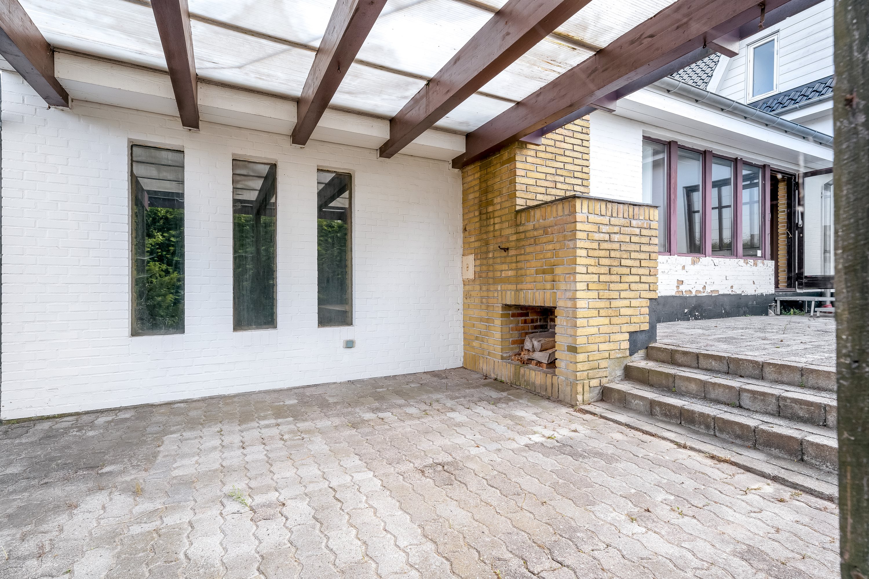 Fremhævet overdækket terrasse billede i fuldskærmstilstand. Billede af Svingelsvej 59, 4900 Nakskov