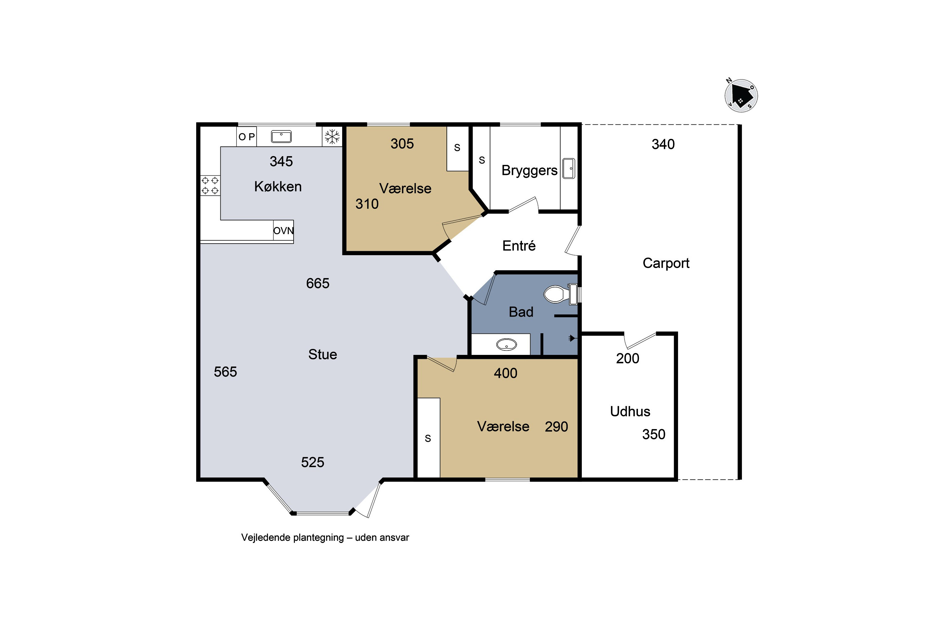 Plantegninger billede af Randersvej 23, 4200 Slagelse