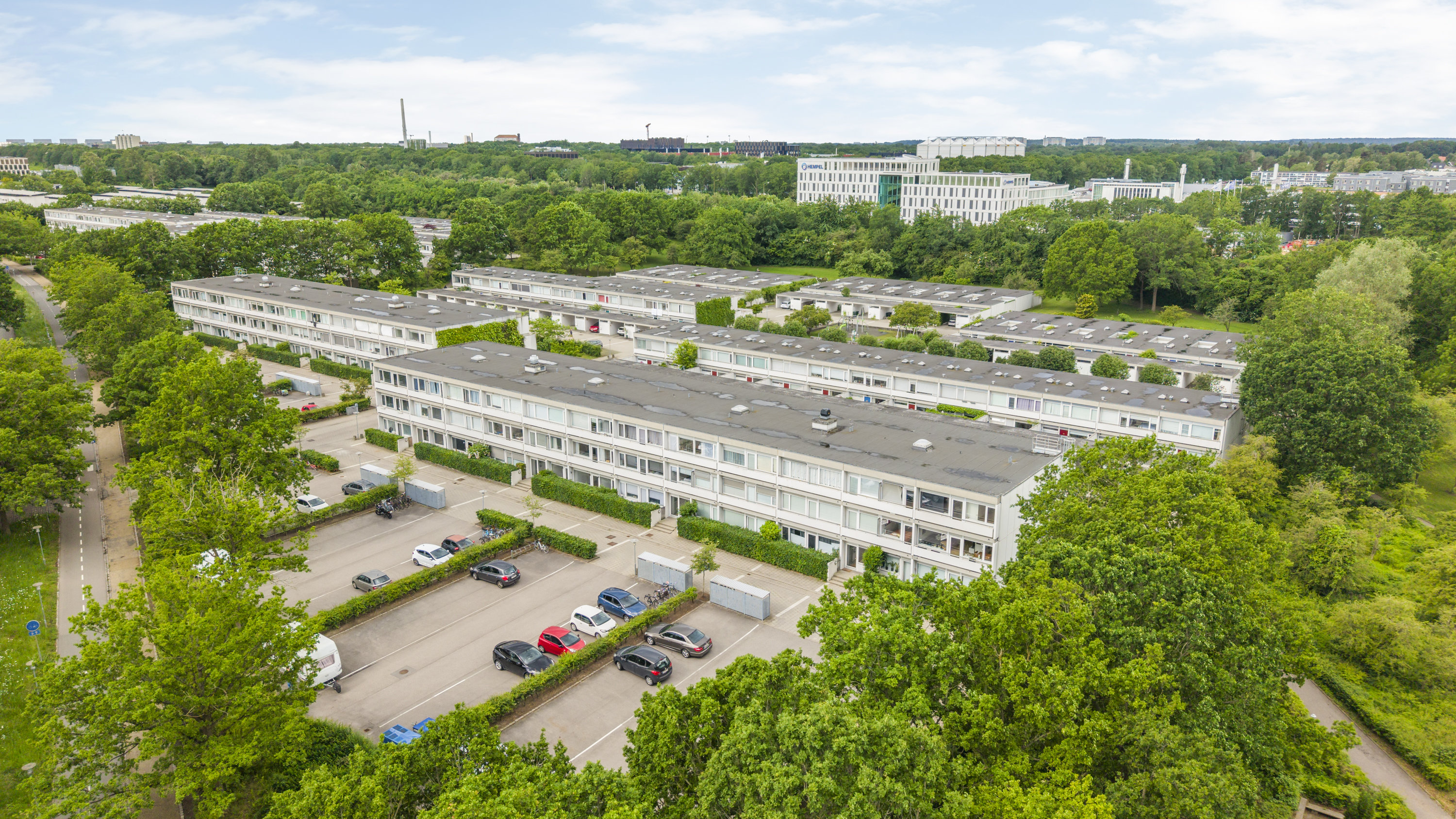Fremhævet luftfoto billede i fuldskærmstilstand. Billede af Eremitageparken 373, 2. d., 2800 Kongens Lyngby