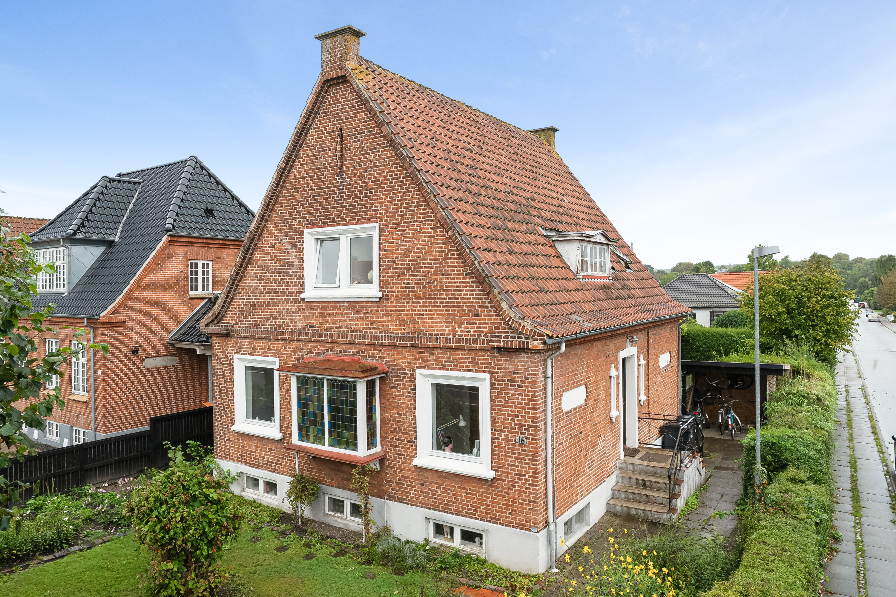 Villa: Facade på Østre Hougvej 16, 5500 Middelfart