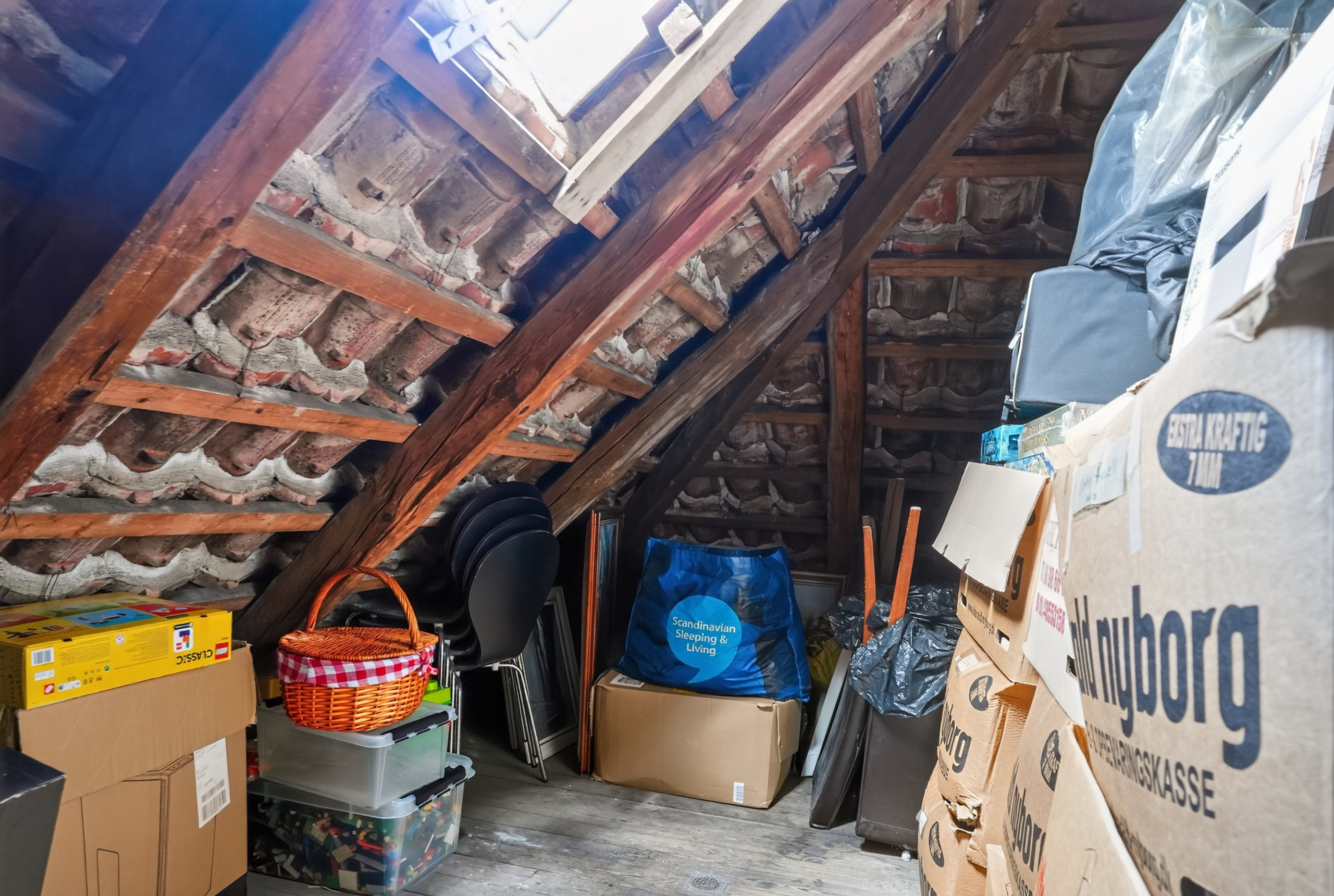 Fremhævet loft billede i fuldskærmstilstand. Billede af Flakholmen 26, 1. th., 2720 Vanløse