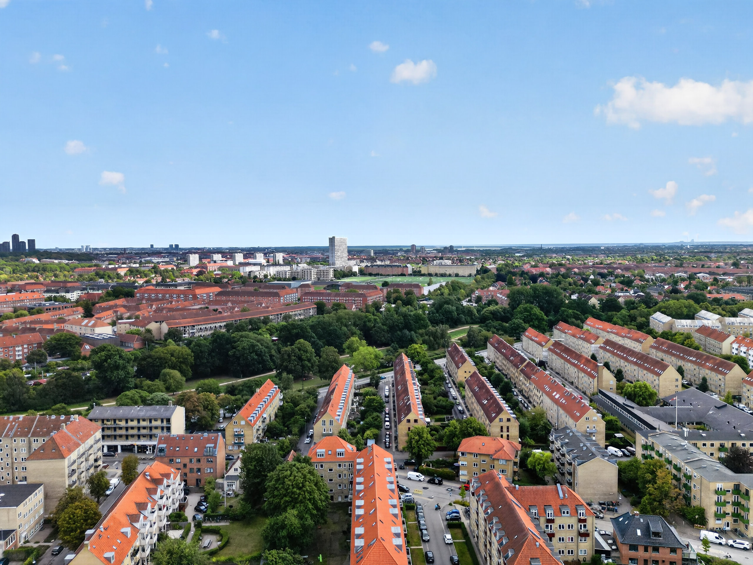 Fremhævet luftfoto billede i fuldskærmstilstand. Billede af Flakholmen 26, 1. th., 2720 Vanløse