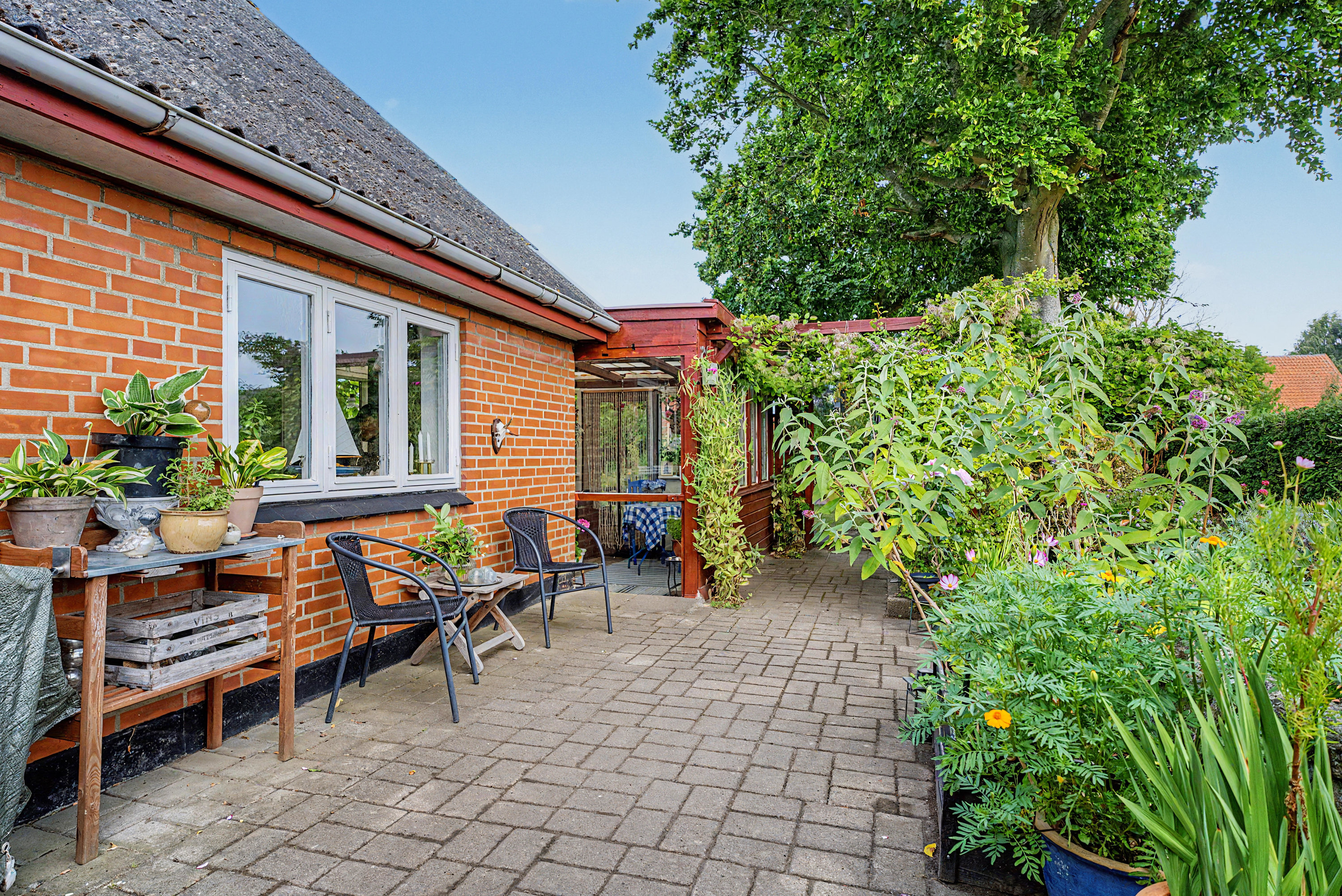 Fremhævet terrasse billede i fuldskærmstilstand. Billede af Rudbjergvej 76, Næsby, 4900 Nakskov