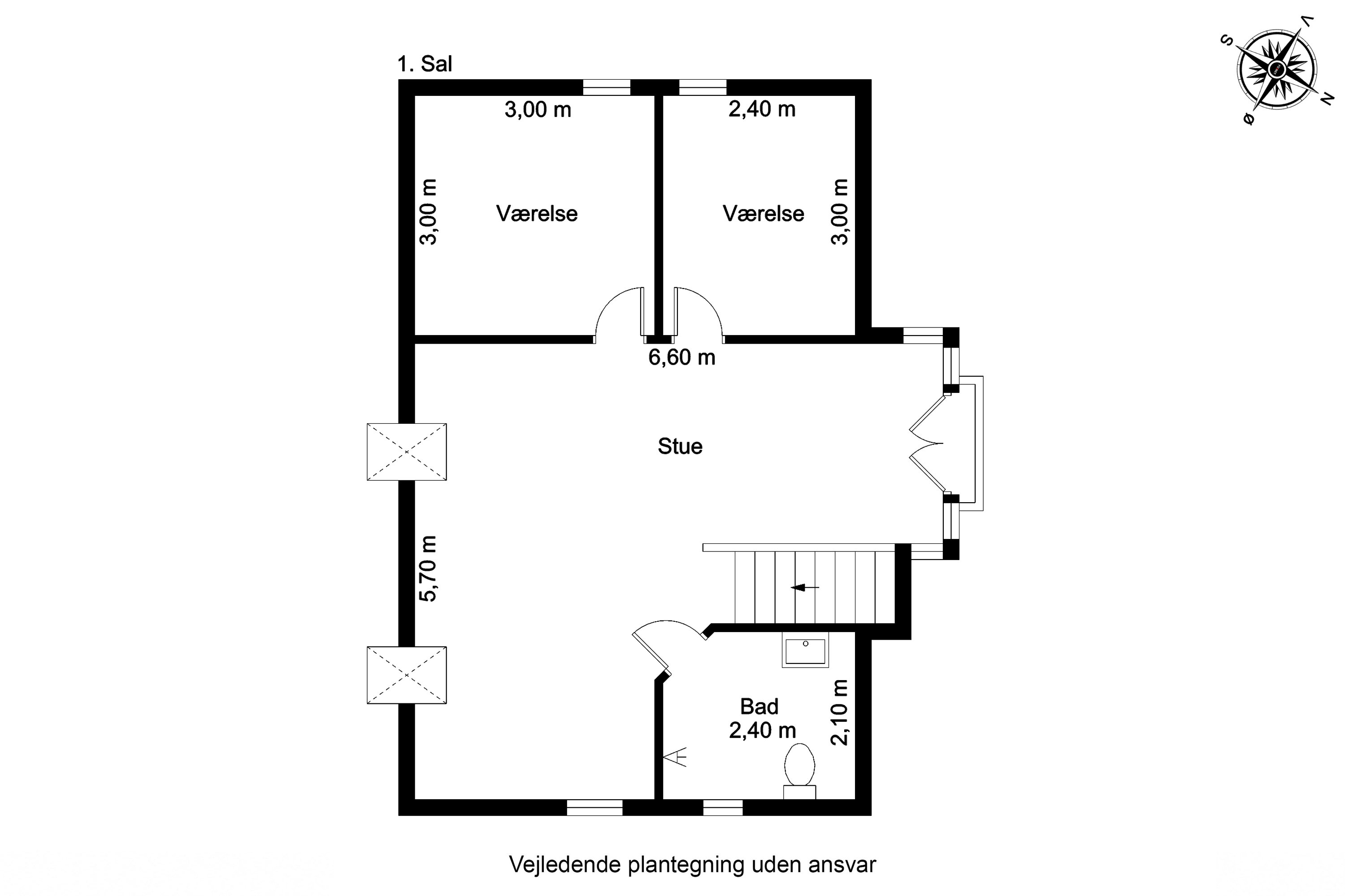 Plantegninger billede af Vindebyørevej 36, Tåsinge, 5700 Svendborg