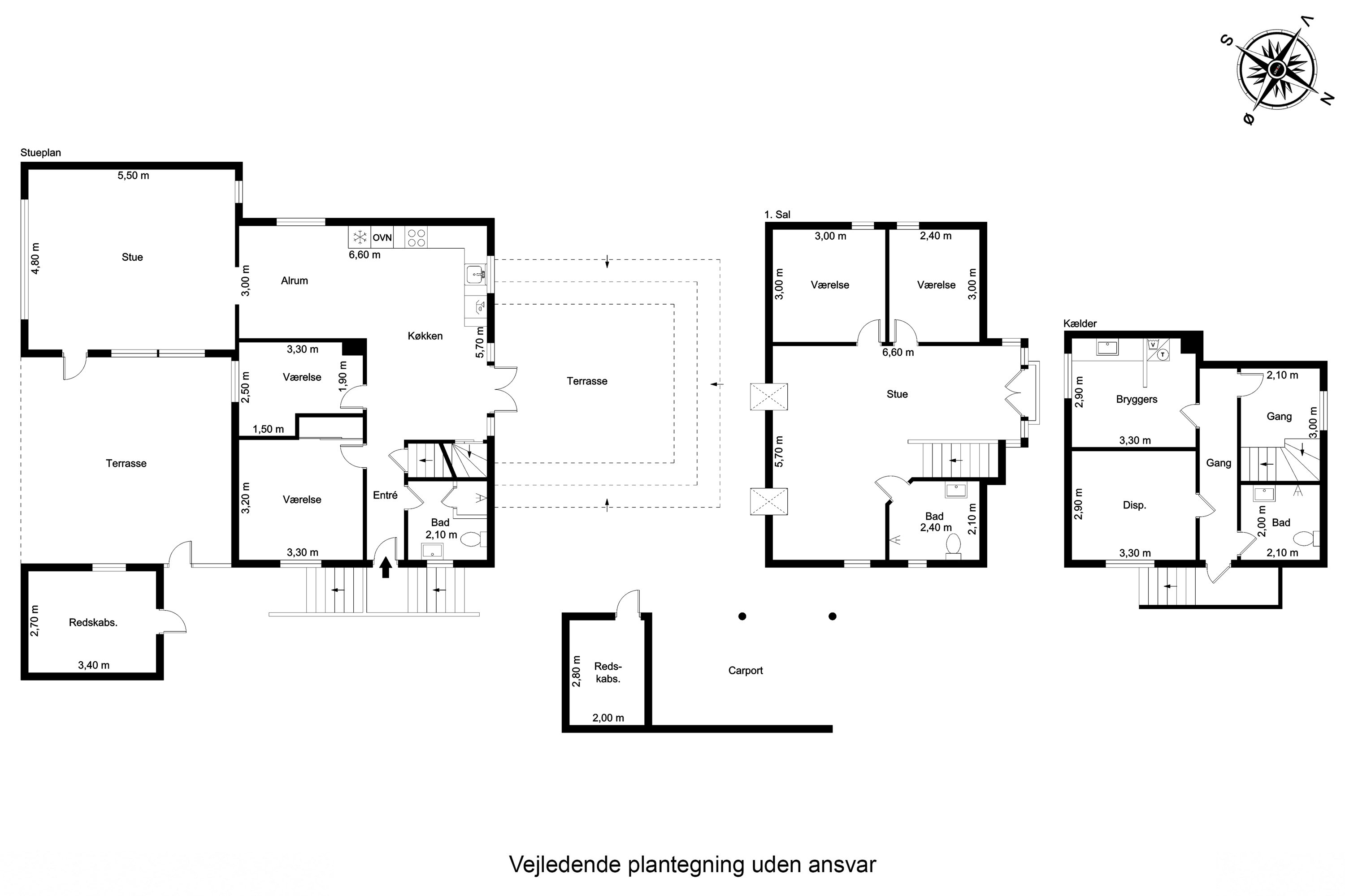 Plantegninger billede af Vindebyørevej 36, Tåsinge, 5700 Svendborg