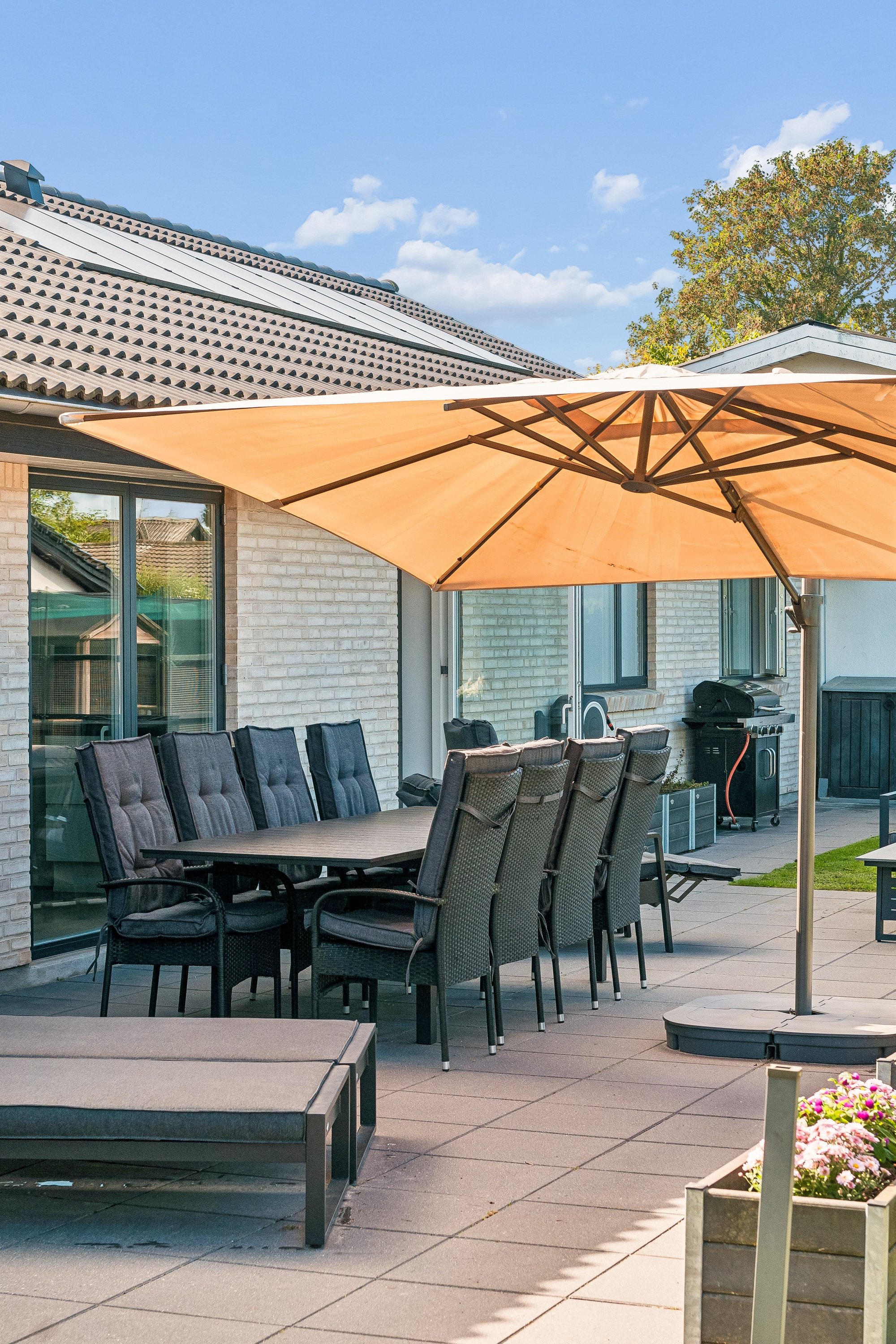Fremhævet terrasse billede i fuldskærmstilstand. Billede af Alfevej 5C, 2730 Herlev