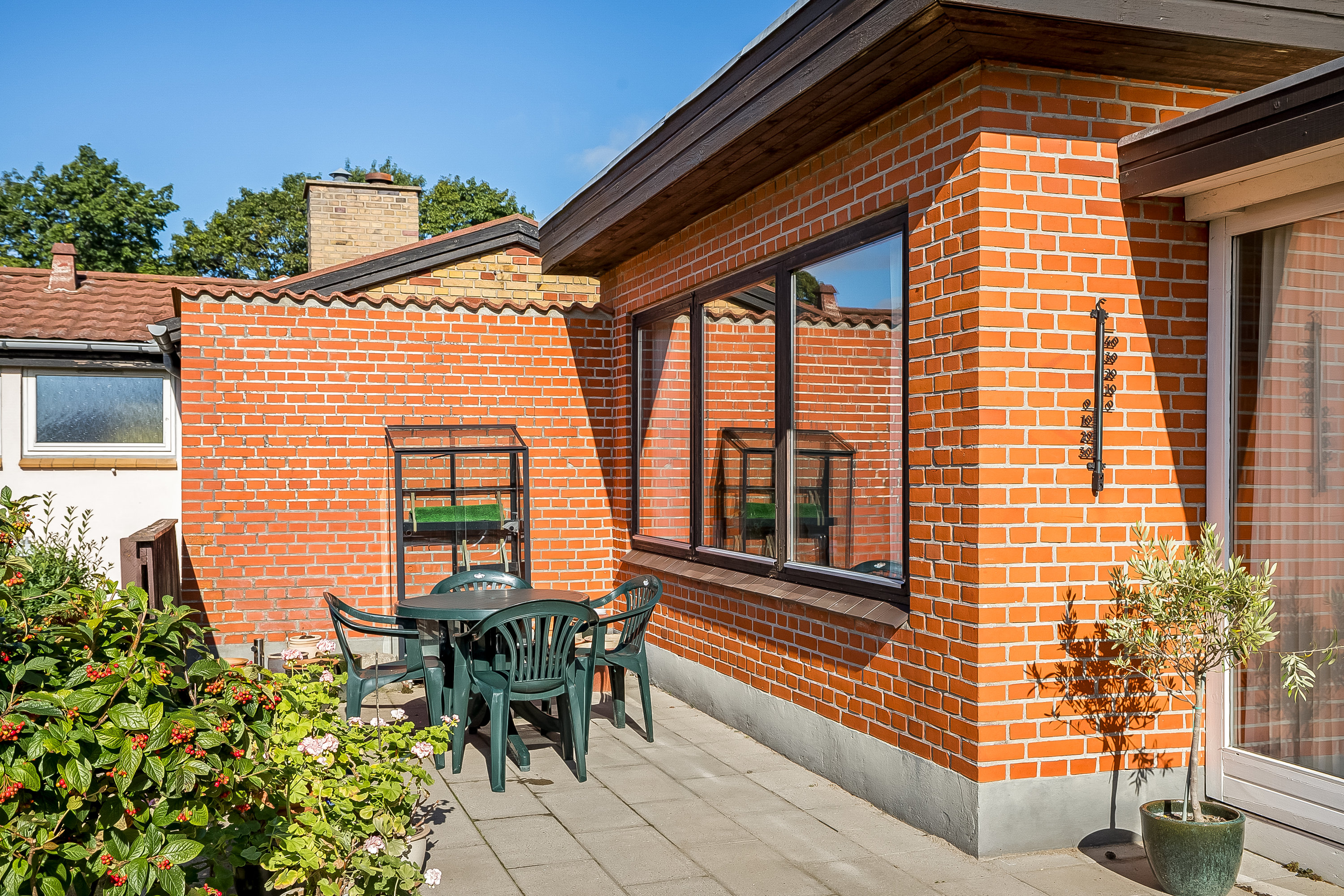 Fremhævet terrasse billede i fuldskærmstilstand. Billede af Magnoliavej 21, 7100 Vejle