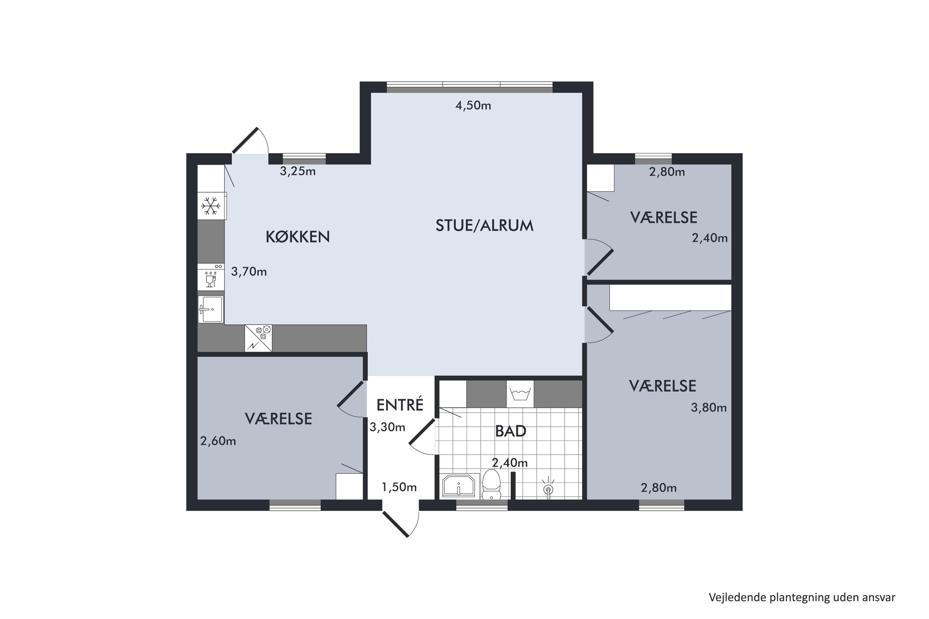 Plantegninger billede af Banstensvejen 84, Østerby, 9940 Læsø