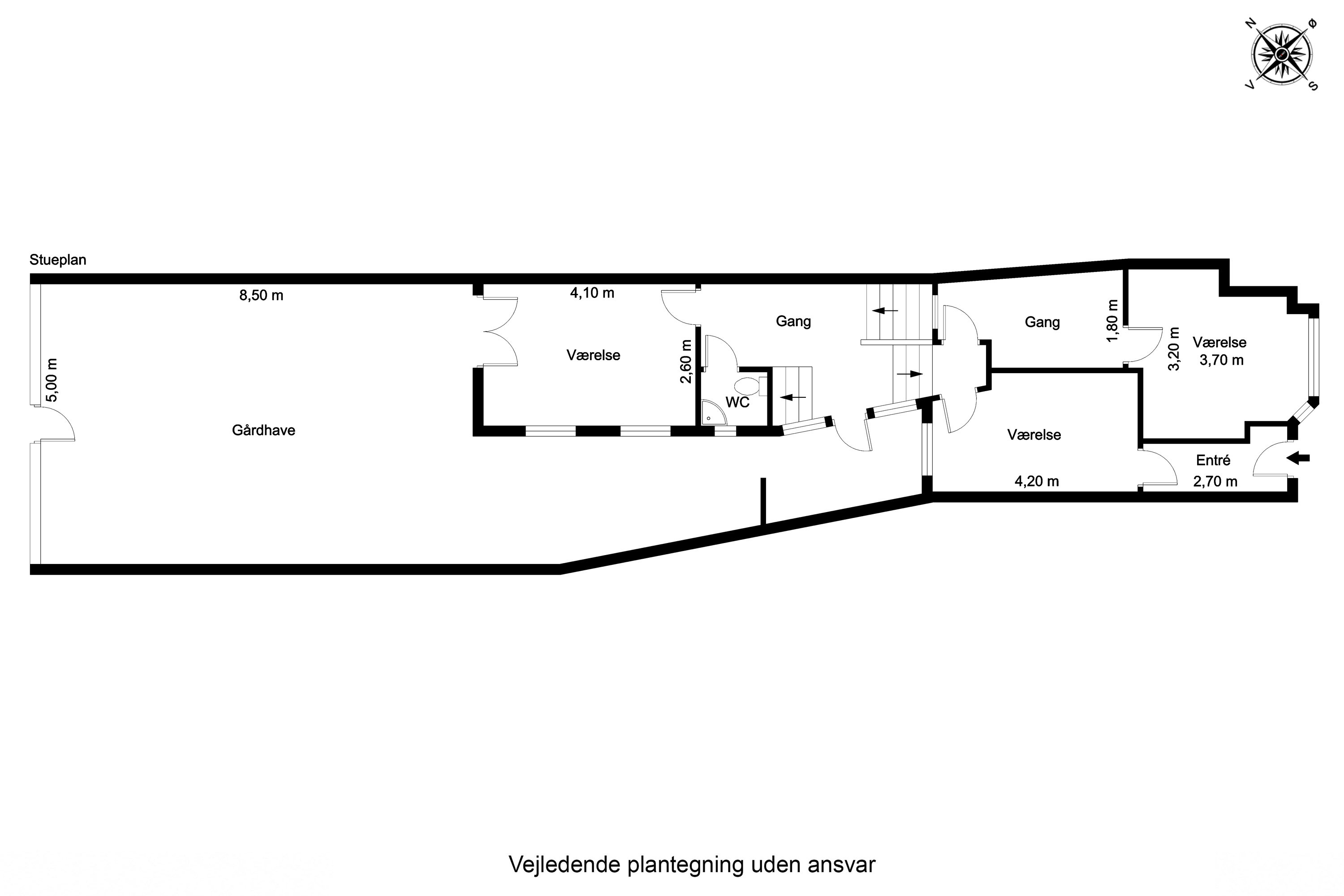 Plantegninger billede af Møllergade 51, 5700 Svendborg