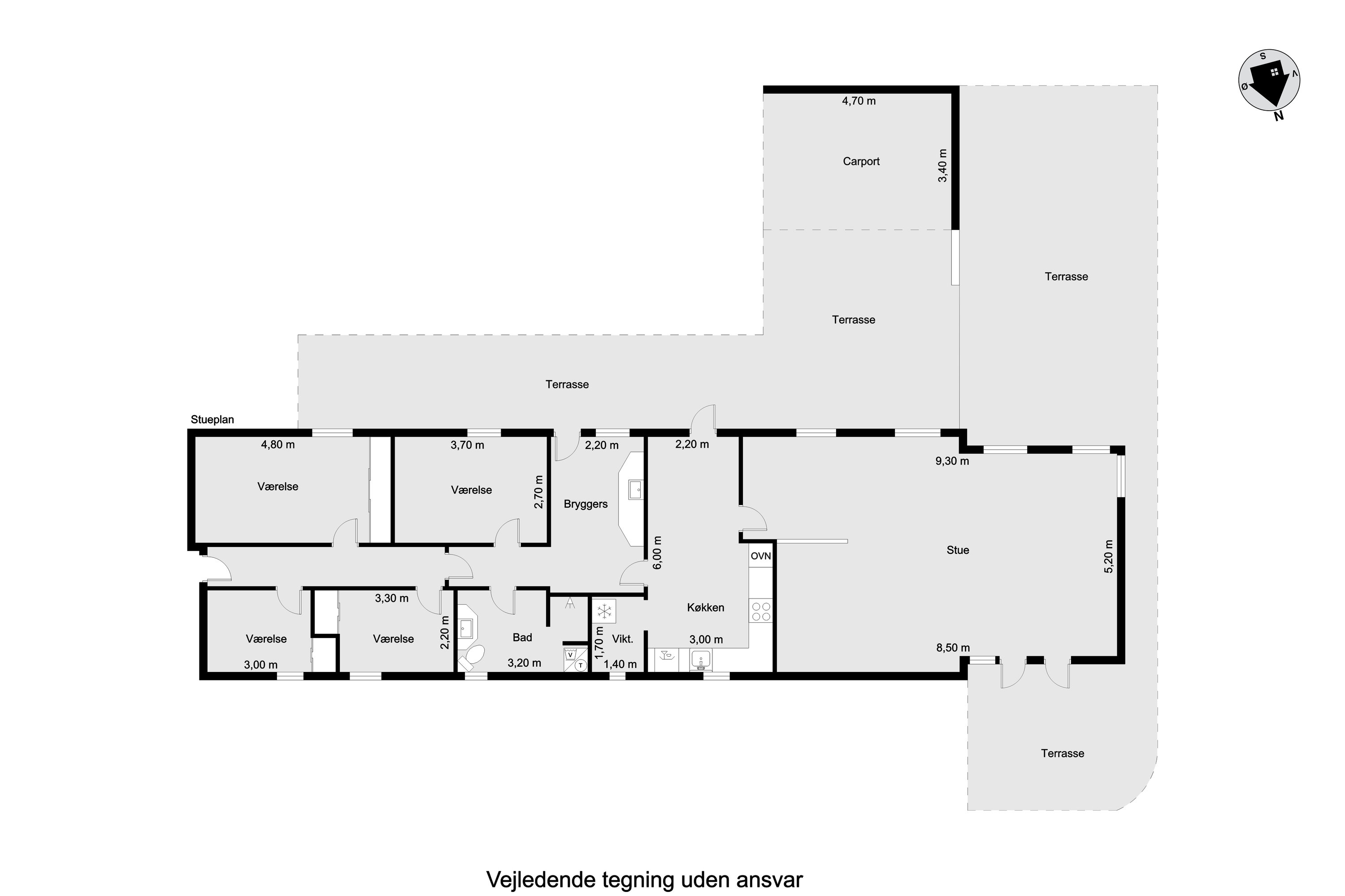 Plantegninger billede af Vangsbovej 1, Ulfborg, 6990 Ulfborg