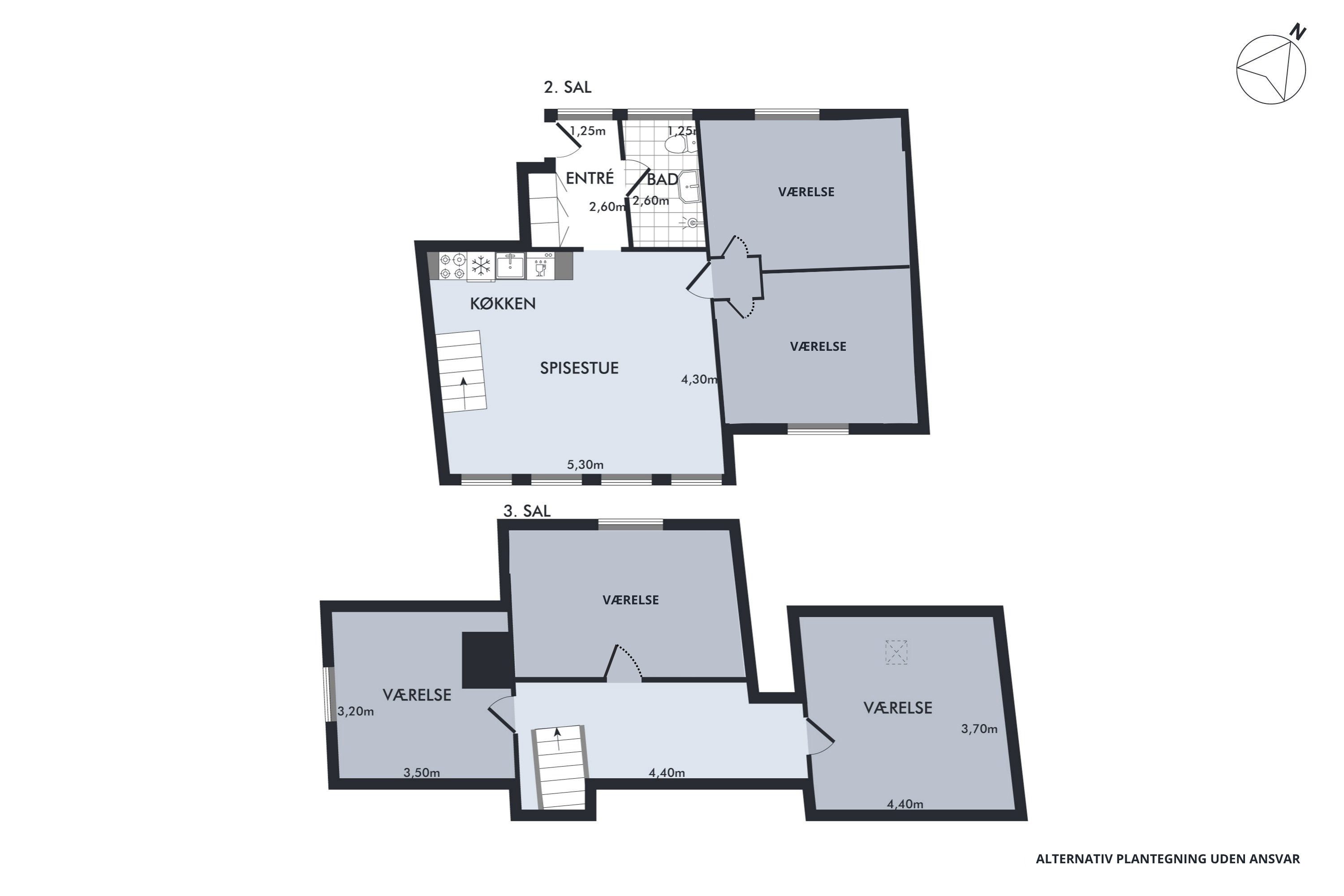 Plantegninger billede af Skindergade 8, 2., 1159 København K