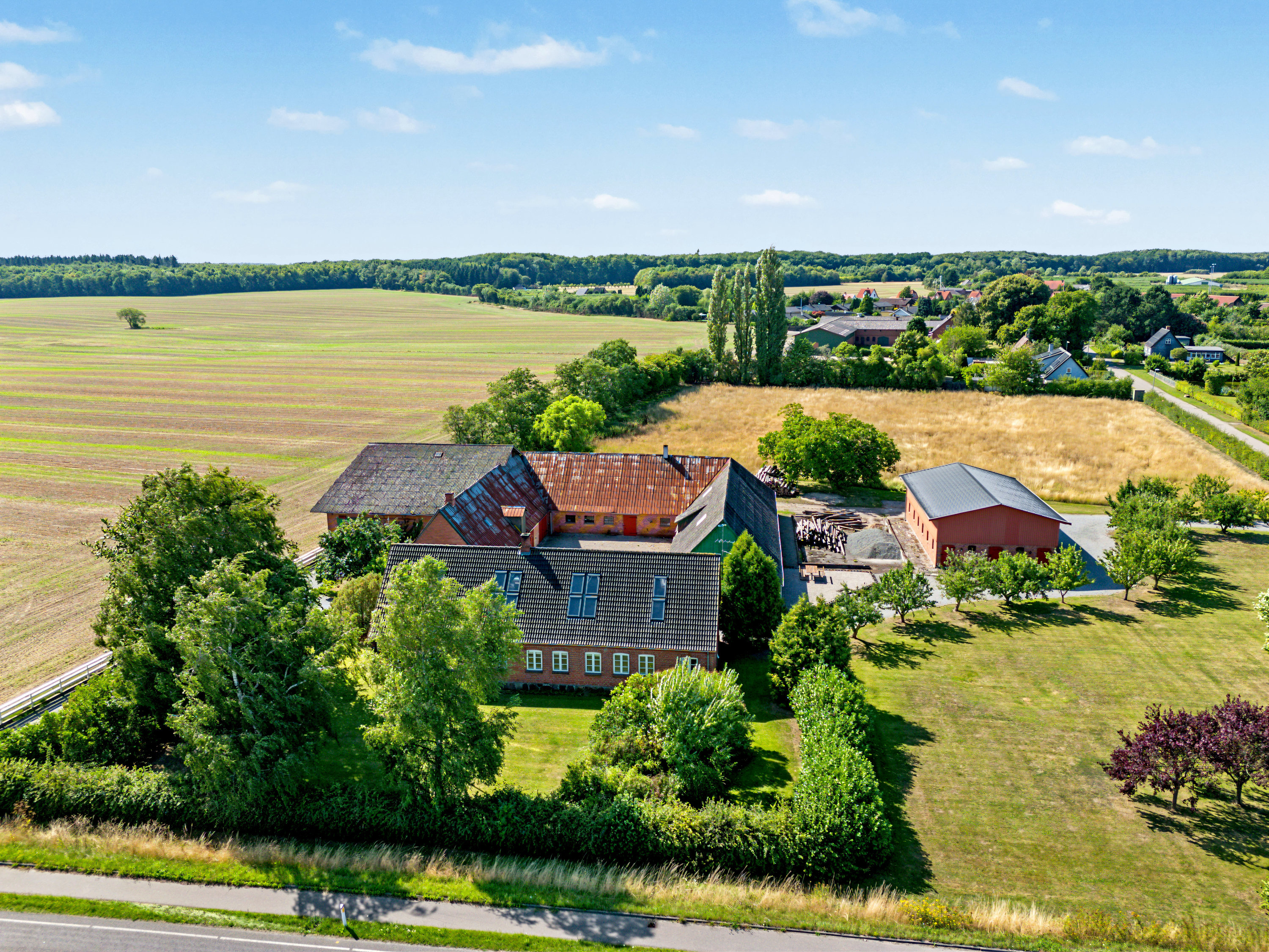 Villa: Luftfoto på Majbøllevej 20, 4862 Guldborg