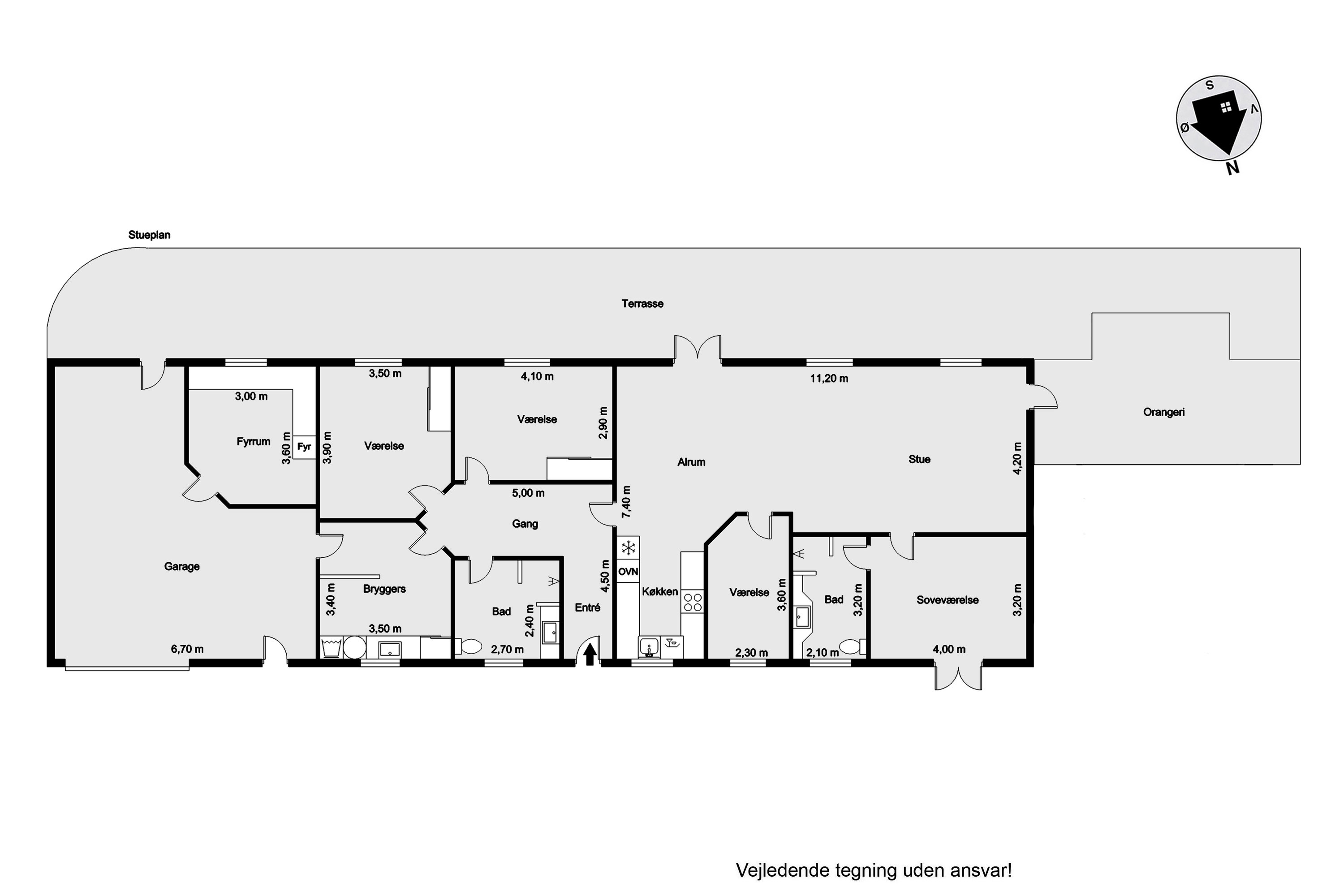 Plantegninger billede af Vilhelmsborgvej 104, Møborg, 7660 Bækmarksbro
