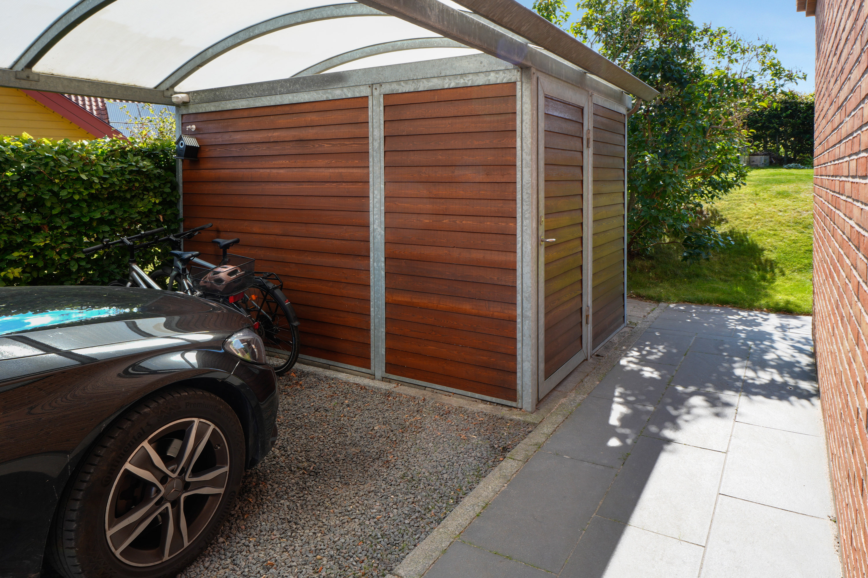 Fremhævet facade billede i fuldskærmstilstand. Billede af Buestræde 8, 2750 Ballerup