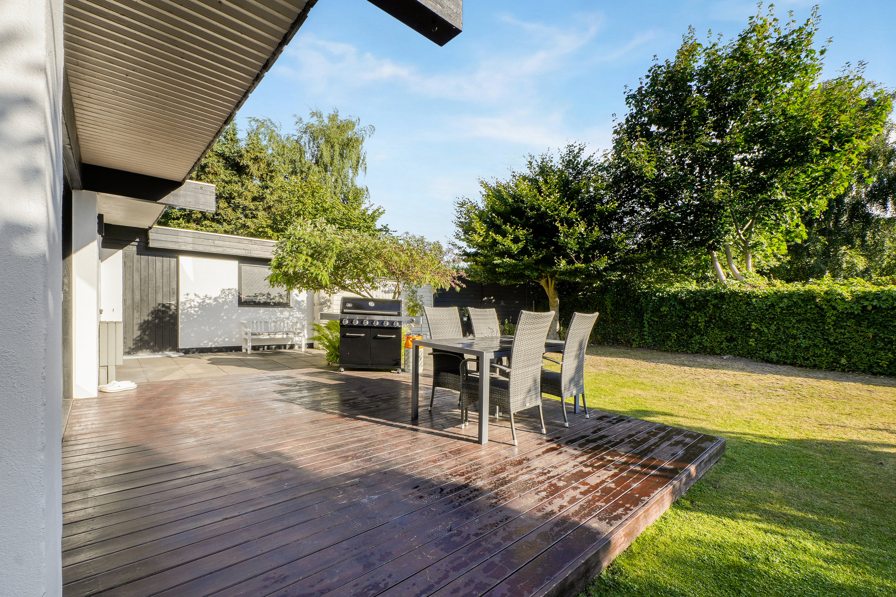 Fremhævet terrasse billede i fuldskærmstilstand. Billede af Søvangs Alle 5, 2635 Ishøj