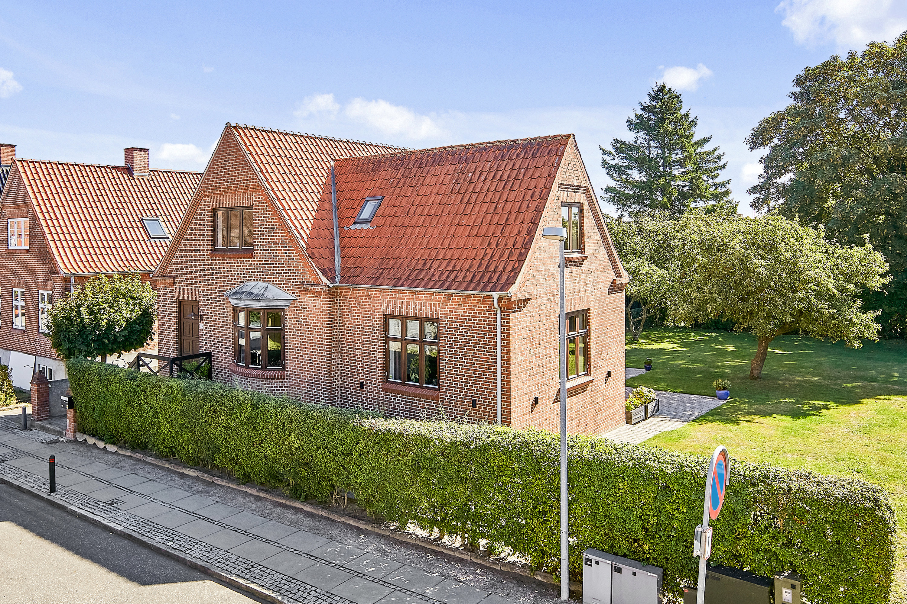 Villa: Facade på Læsøgade 14, 8700 Horsens