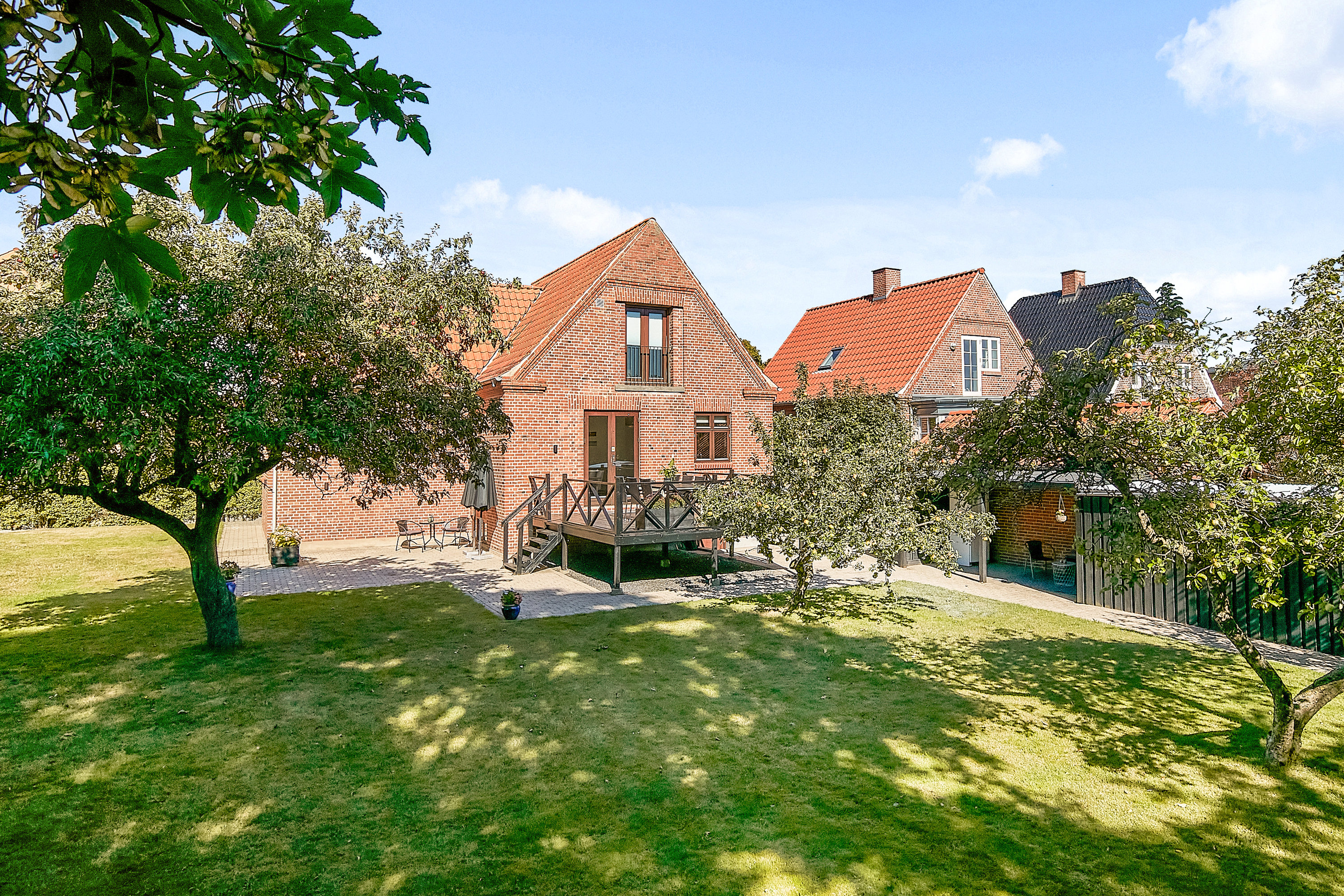 Miniaturebillede 1: facade fra haven. Billede af Læsøgade 14, 8700 Horsens