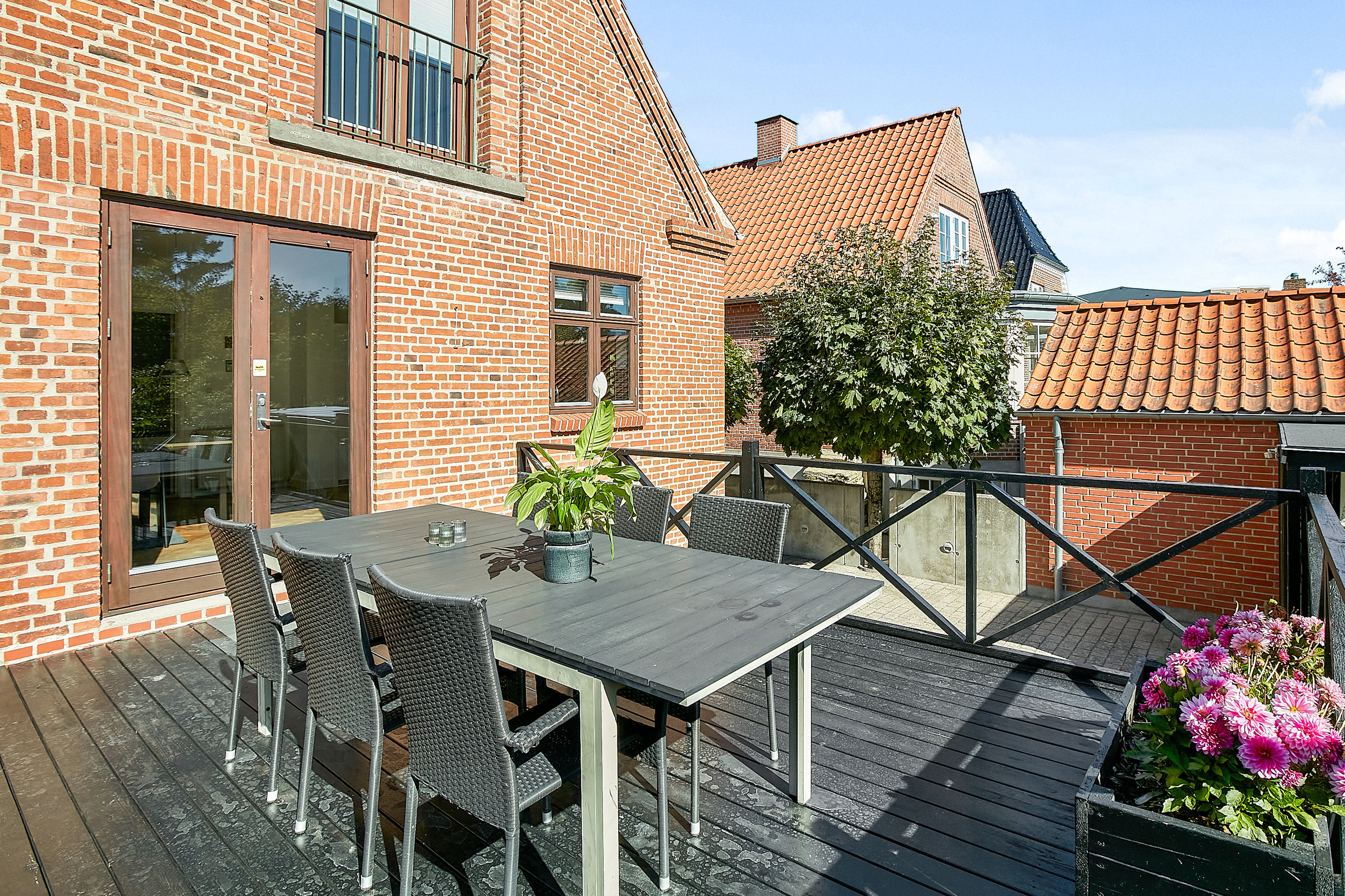 Fremhævet terrasse billede i fuldskærmstilstand. Billede af Læsøgade 14, 8700 Horsens