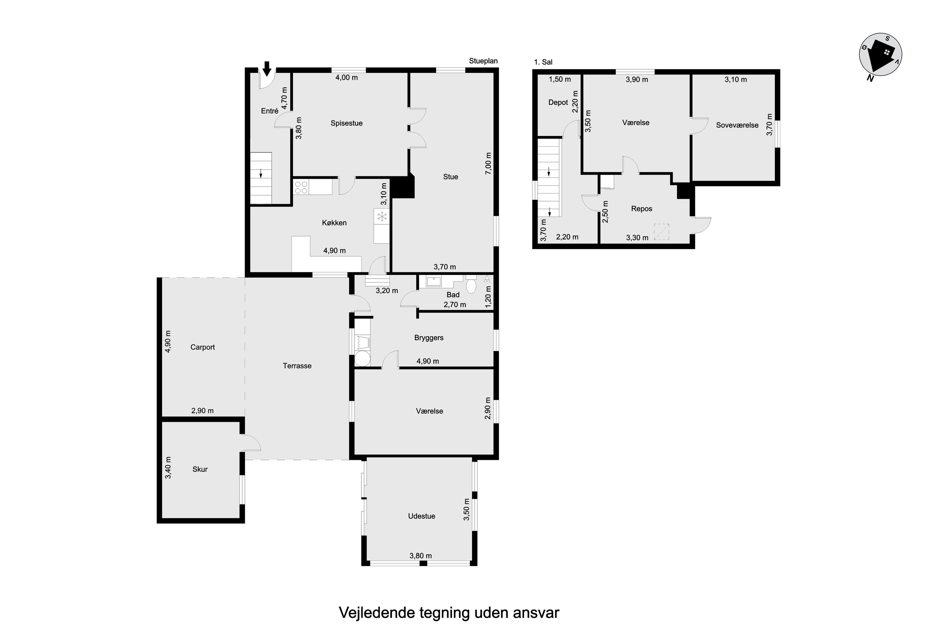 Plantegninger billede af H S Hansens Vej 6, 6940 Lem St