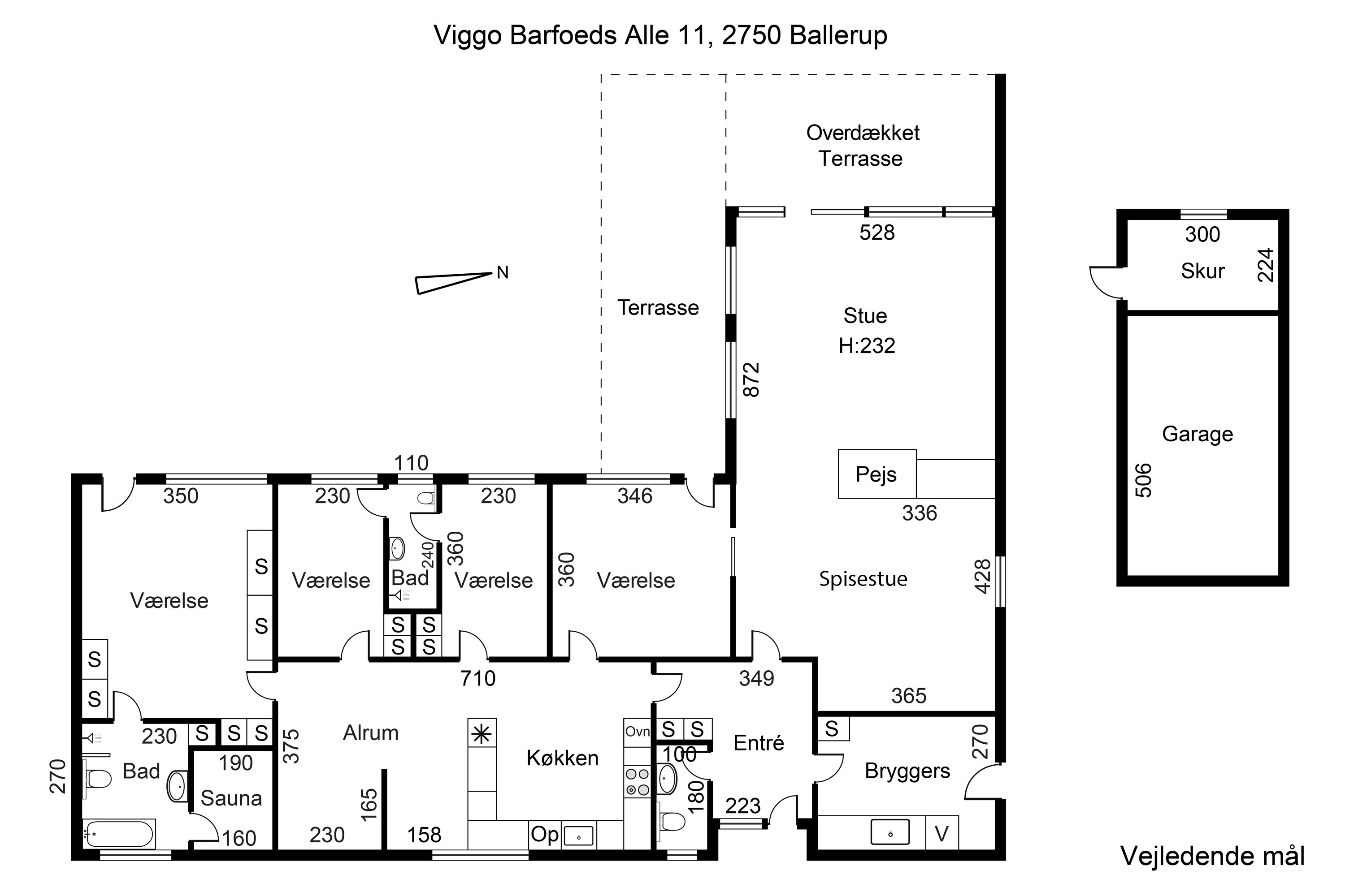 Plantegninger billede af Viggo Barfoeds Alle 11, 2750 Ballerup