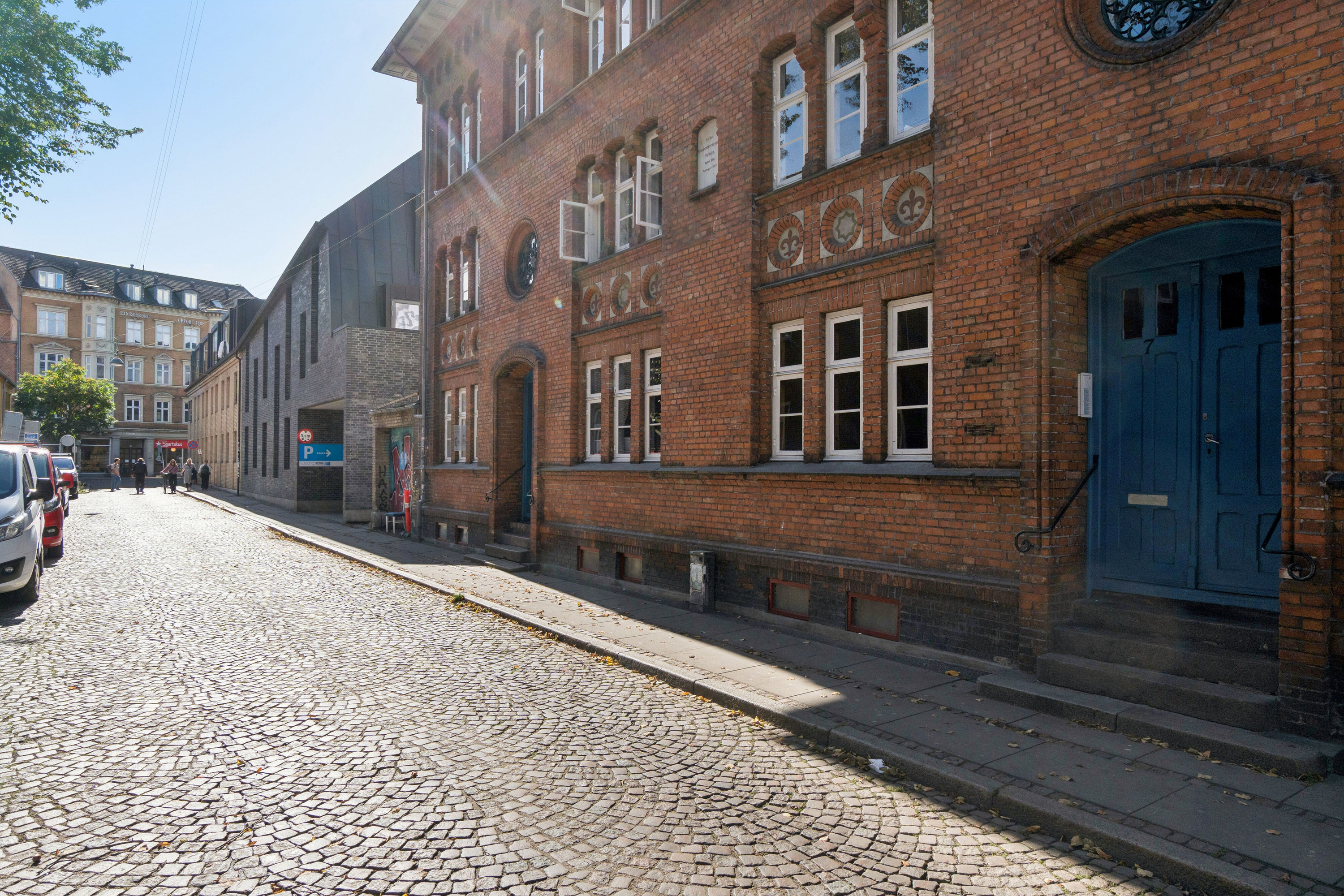 Fremhævet facade billede i fuldskærmstilstand. Billede af Paradisgade 5, st. tv., 8000 Aarhus C