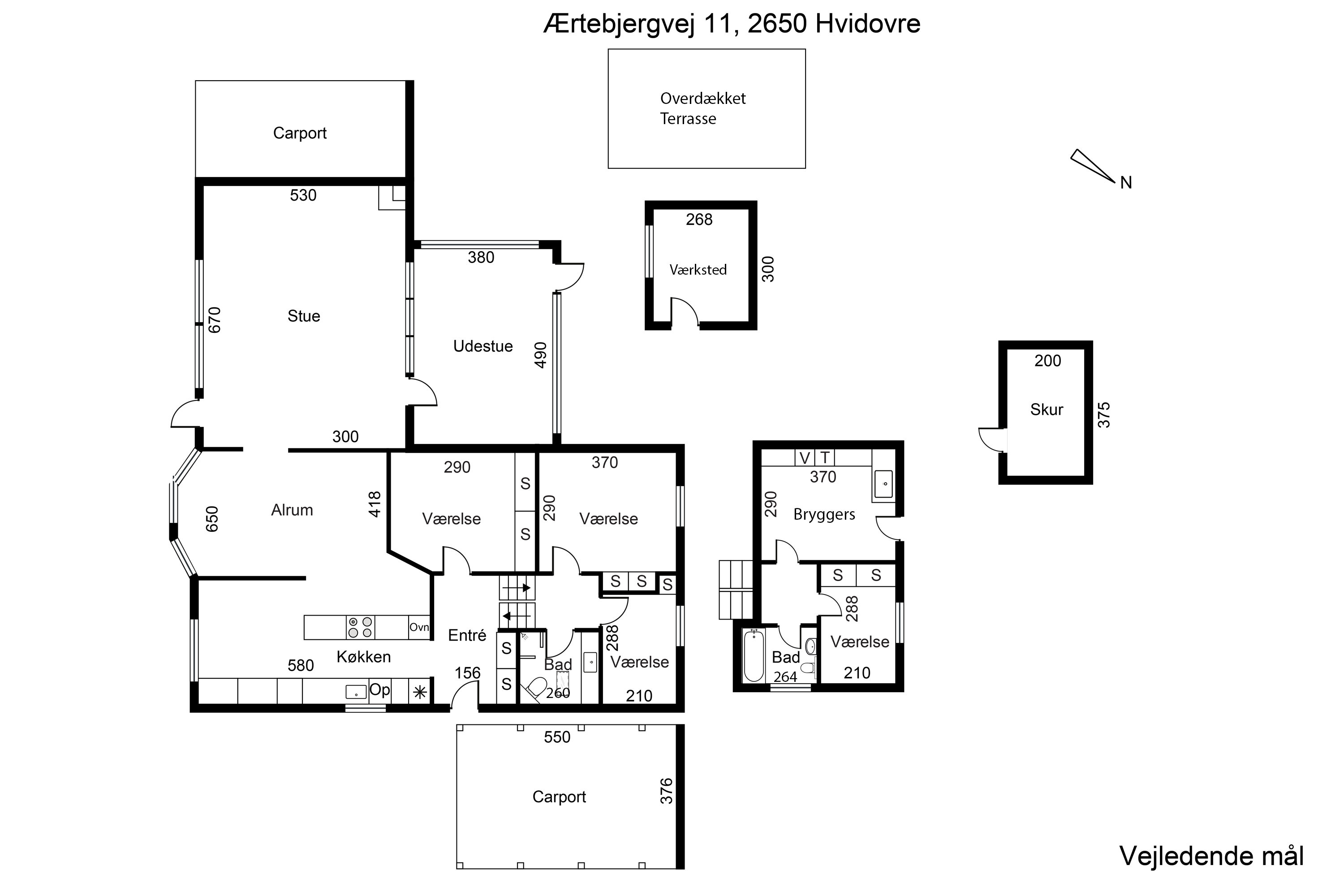 Plantegninger billede af Ærtebjergvej 11, 2650 Hvidovre