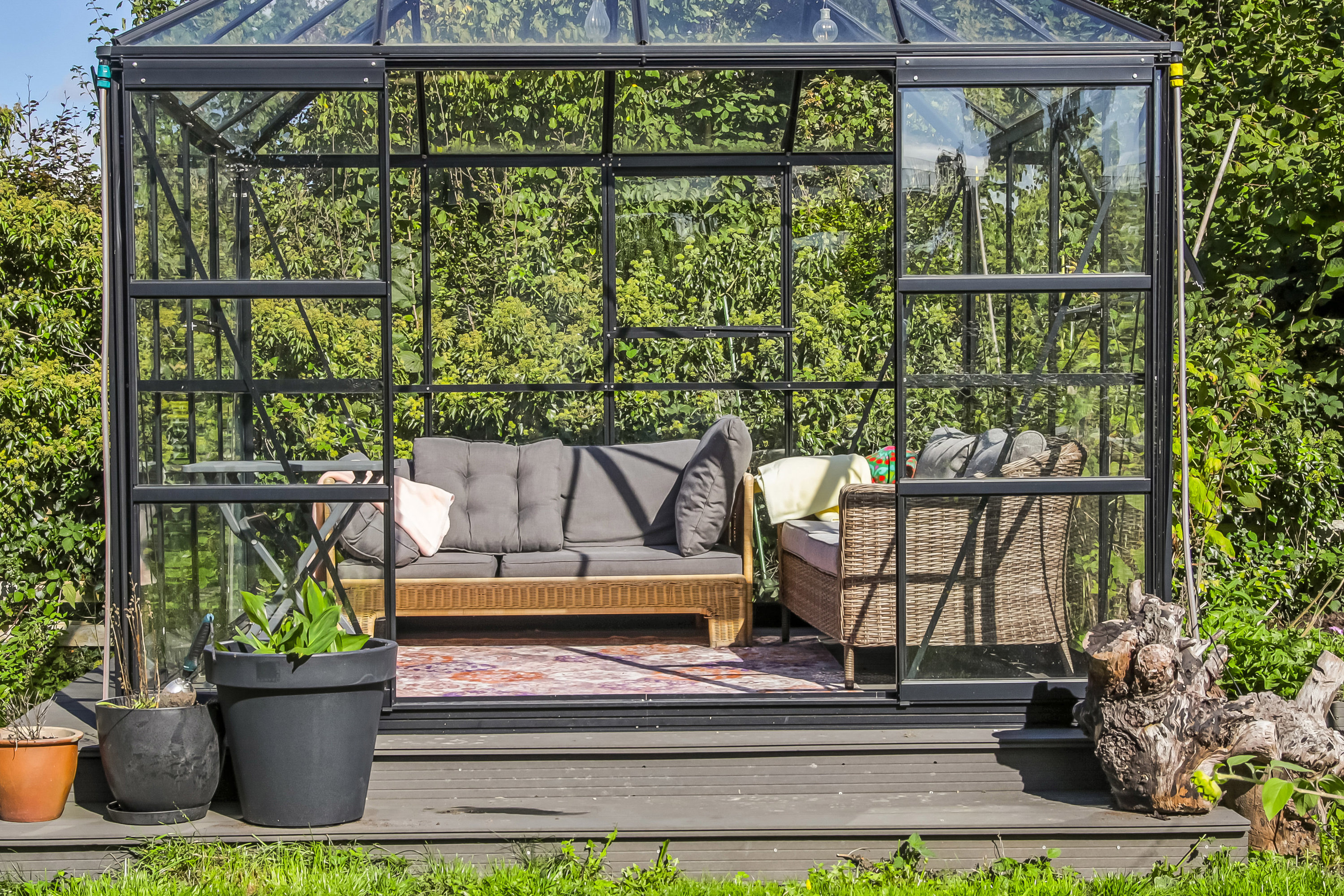 Fremhævet terrasse billede i fuldskærmstilstand. Billede af Sankt Jørgens Vej 73, 1., 5700 Svendborg