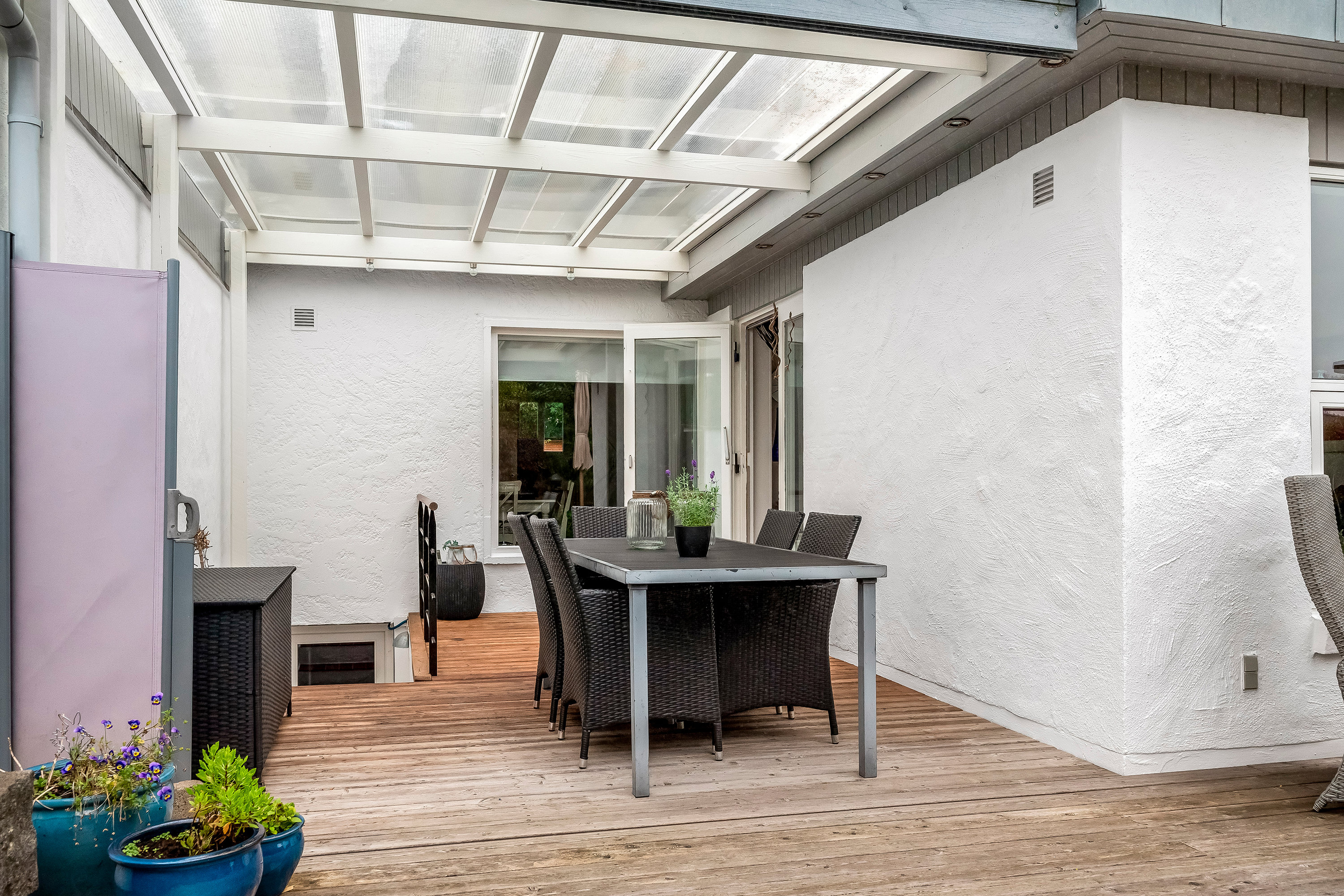 Fremhævet overdækket terrasse billede i fuldskærmstilstand. Billede af Vikkevej 12, 7500 Holstebro