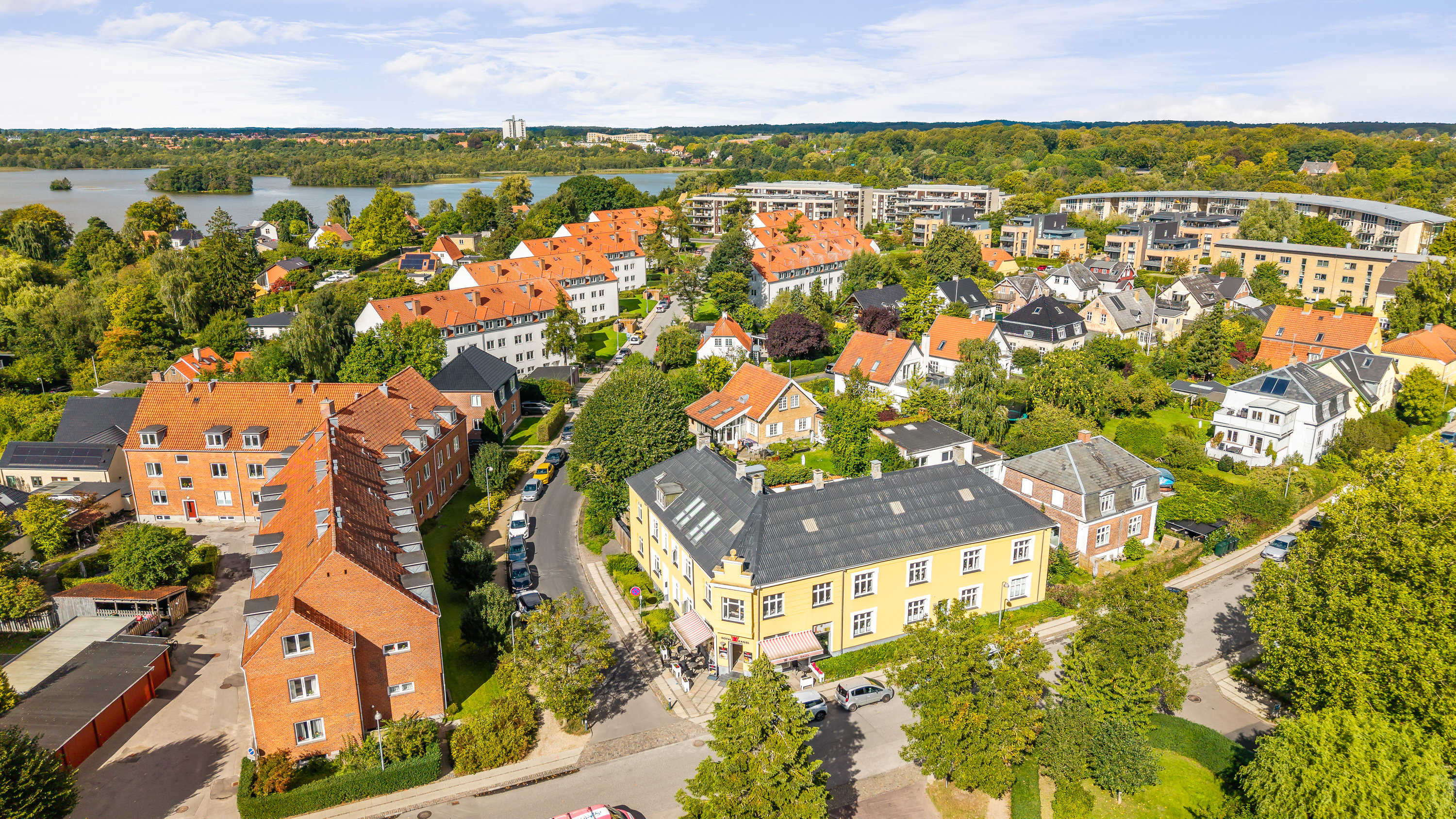 Fremhævet luftfoto billede i fuldskærmstilstand. Billede af Gammel Bagsværdvej 22, 1. th., 2800 Kongens Lyngby