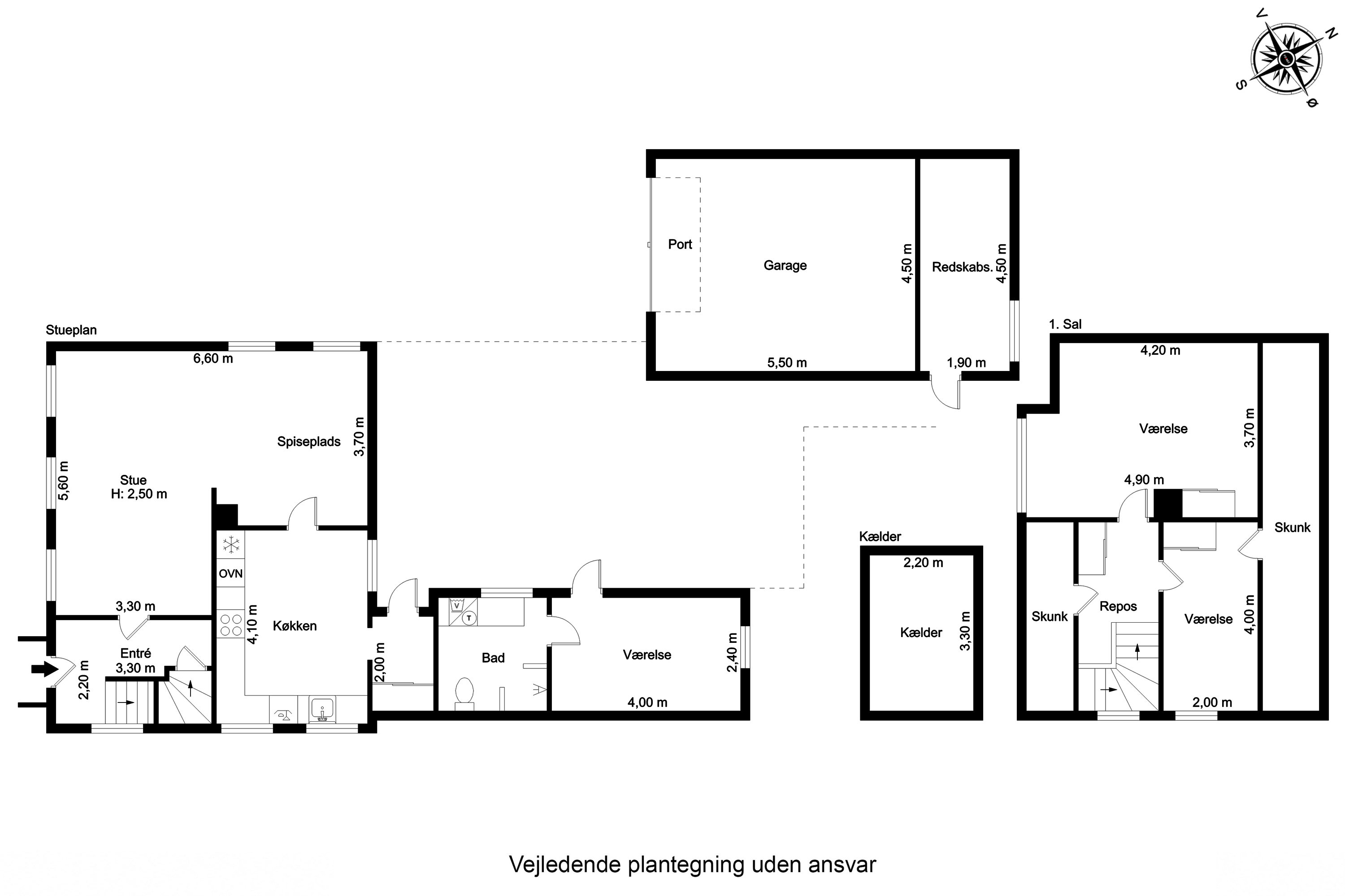 Plantegninger billede af Svendborgvej 304, Højby, 5260 Odense S