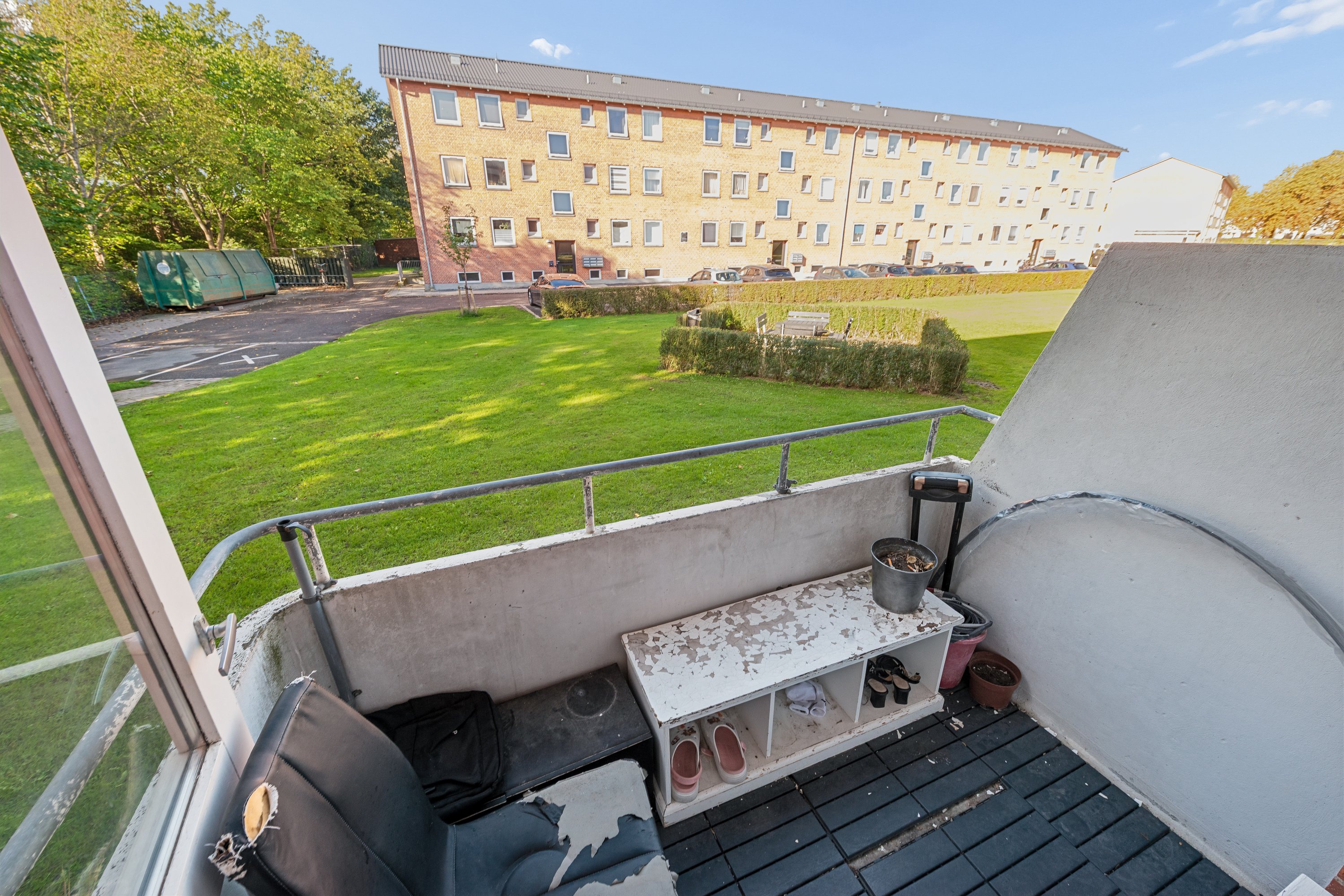 Fremhævet altan billede i fuldskærmstilstand. Billede af Taastrup Have 13, st. th., 2630 Taastrup