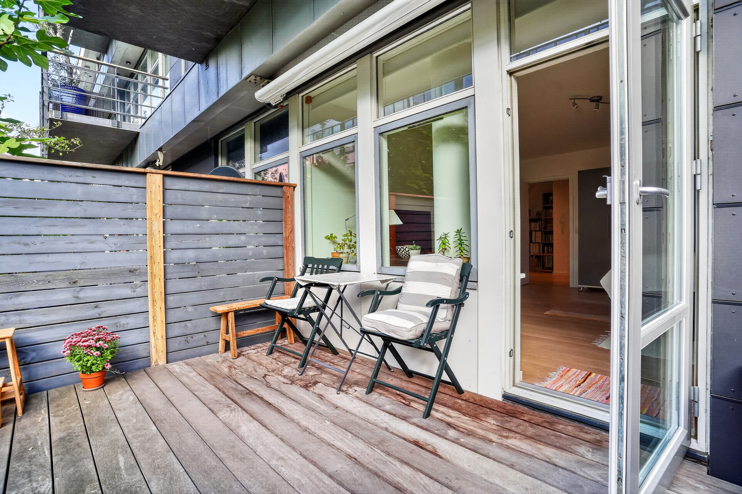Fremhævet terrasse billede i fuldskærmstilstand. Billede af Strandpromenaden 3C, st. th., 3000 Helsingør