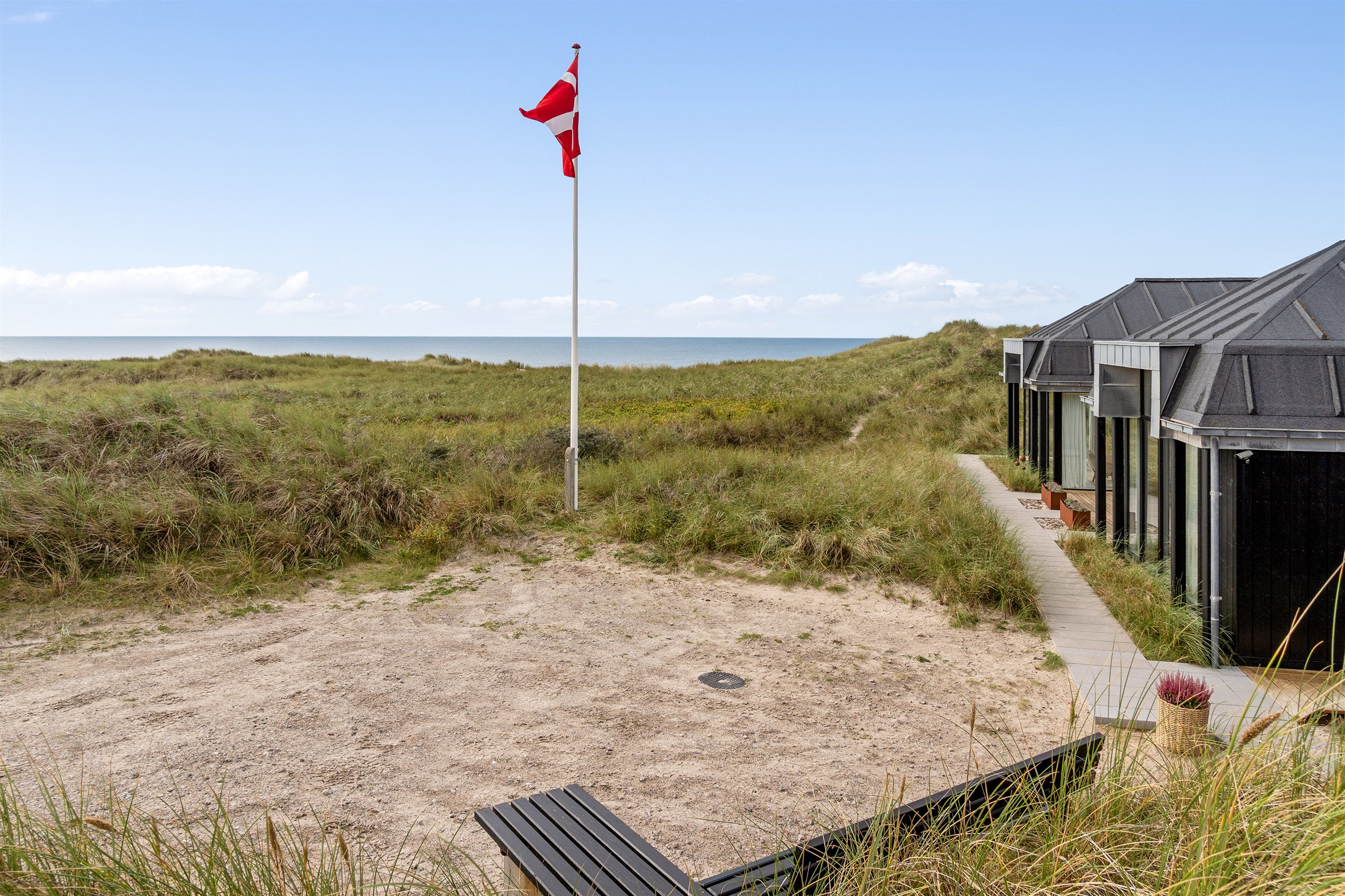 Fremhævet ejendommen billede i fuldskærmstilstand. Billede af Gyvelvej 36B, Henne Strand, 6854 Henne
