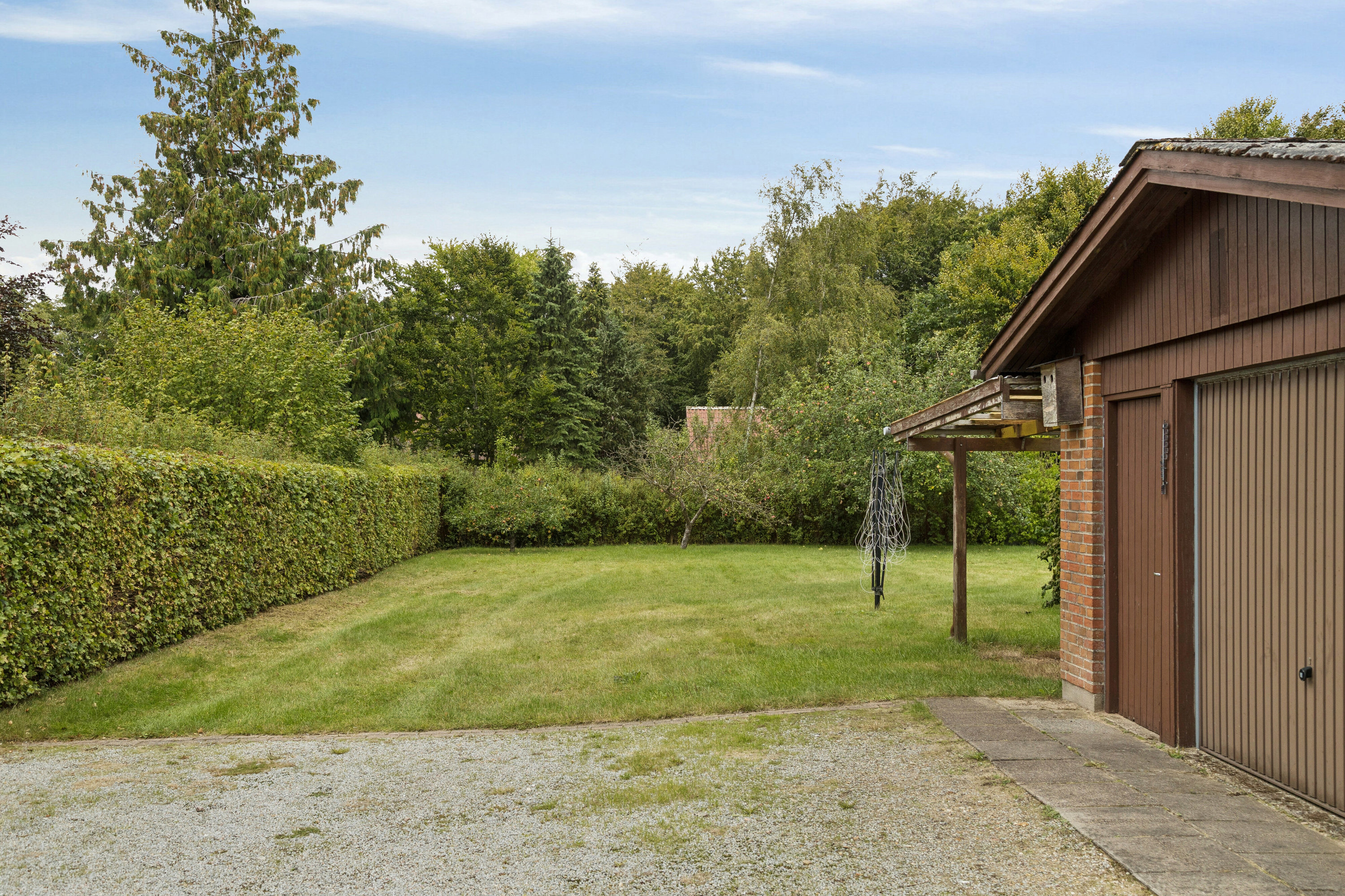 Fremhævet set fra haven billede i fuldskærmstilstand. Billede af Frydsvej 8, 6040 Egtved