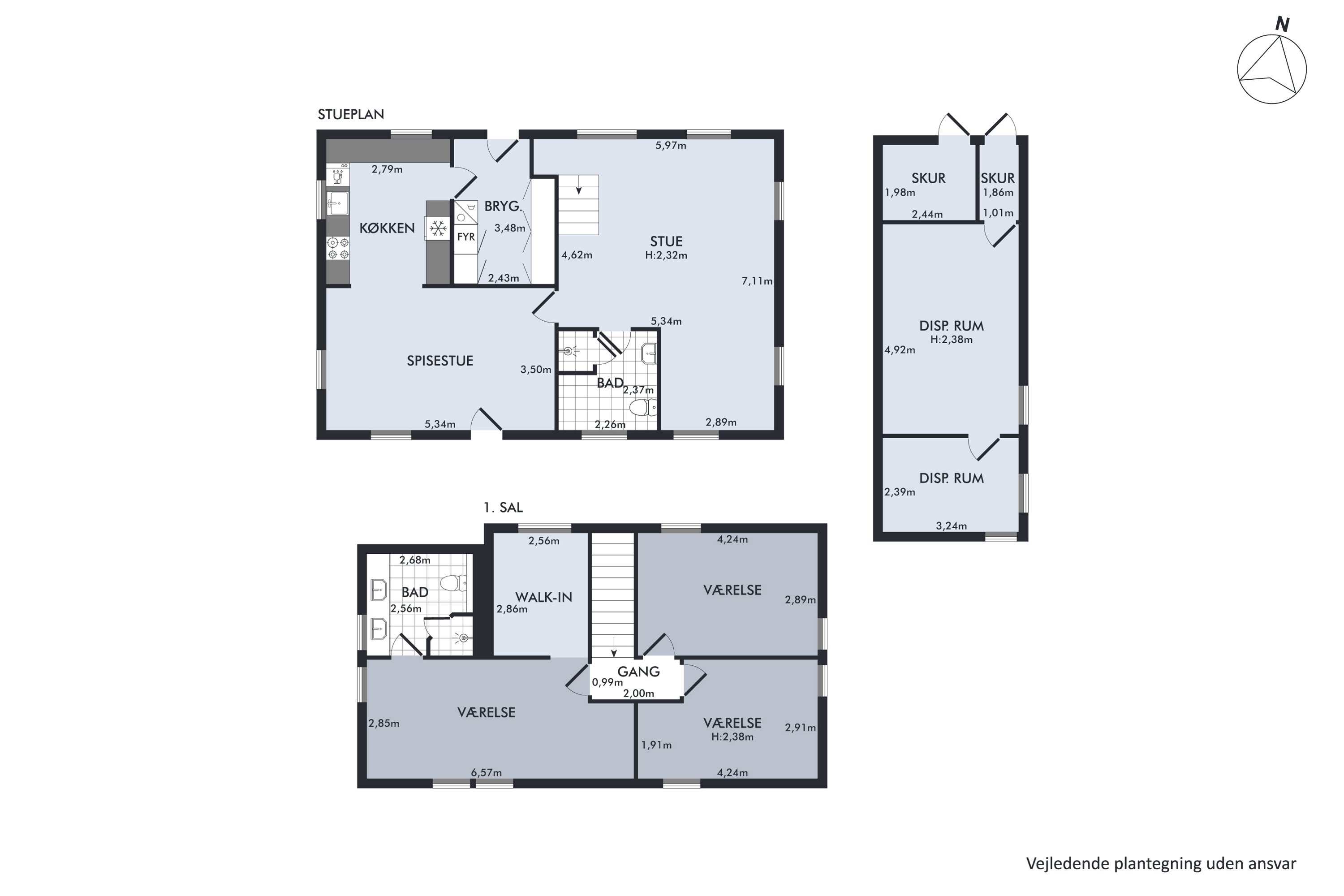 Plantegninger billede af Krogestykket 48, 2730 Herlev