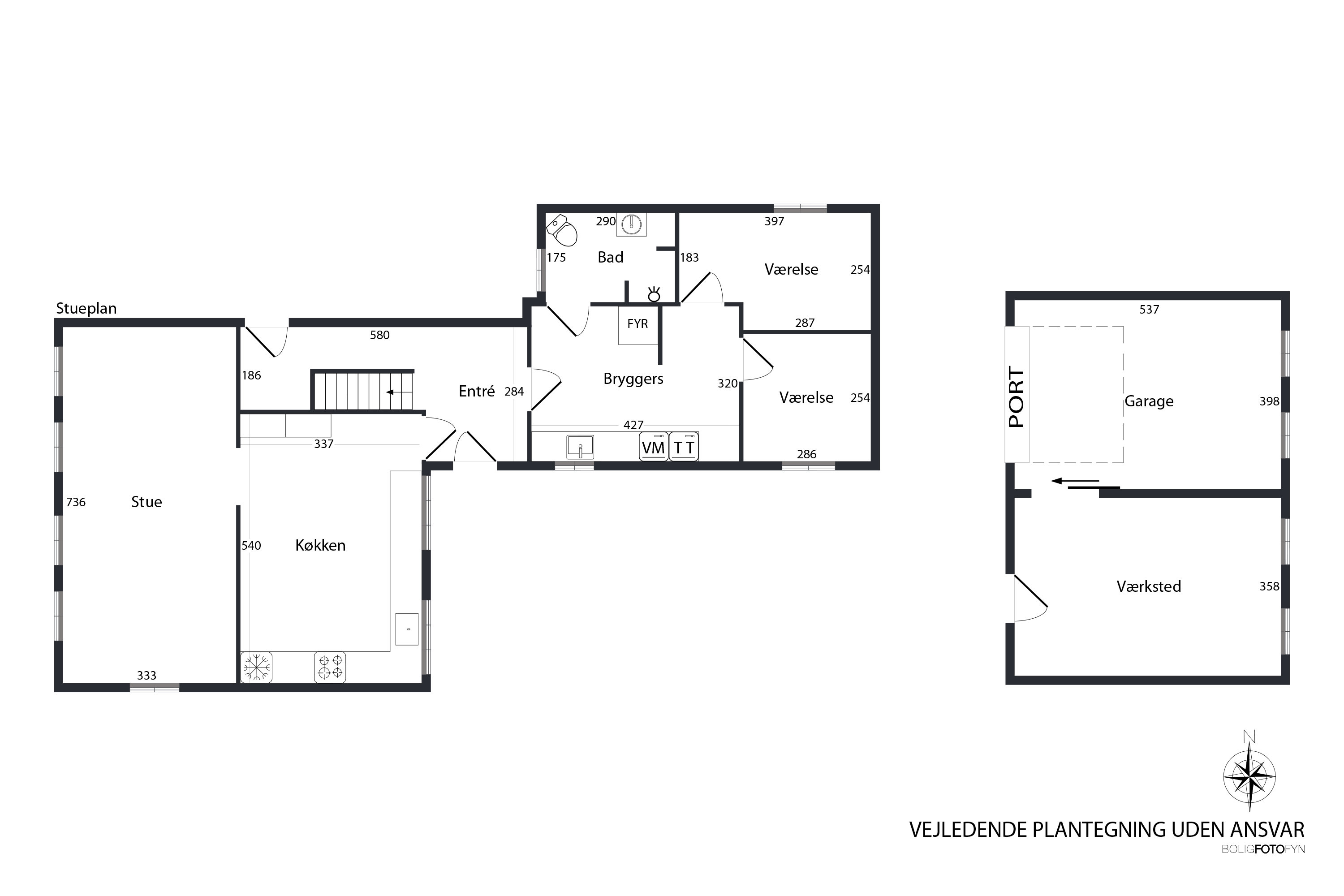 Plantegninger billede af Bogensevej 68, Holse St, 5464 Brenderup Fyn