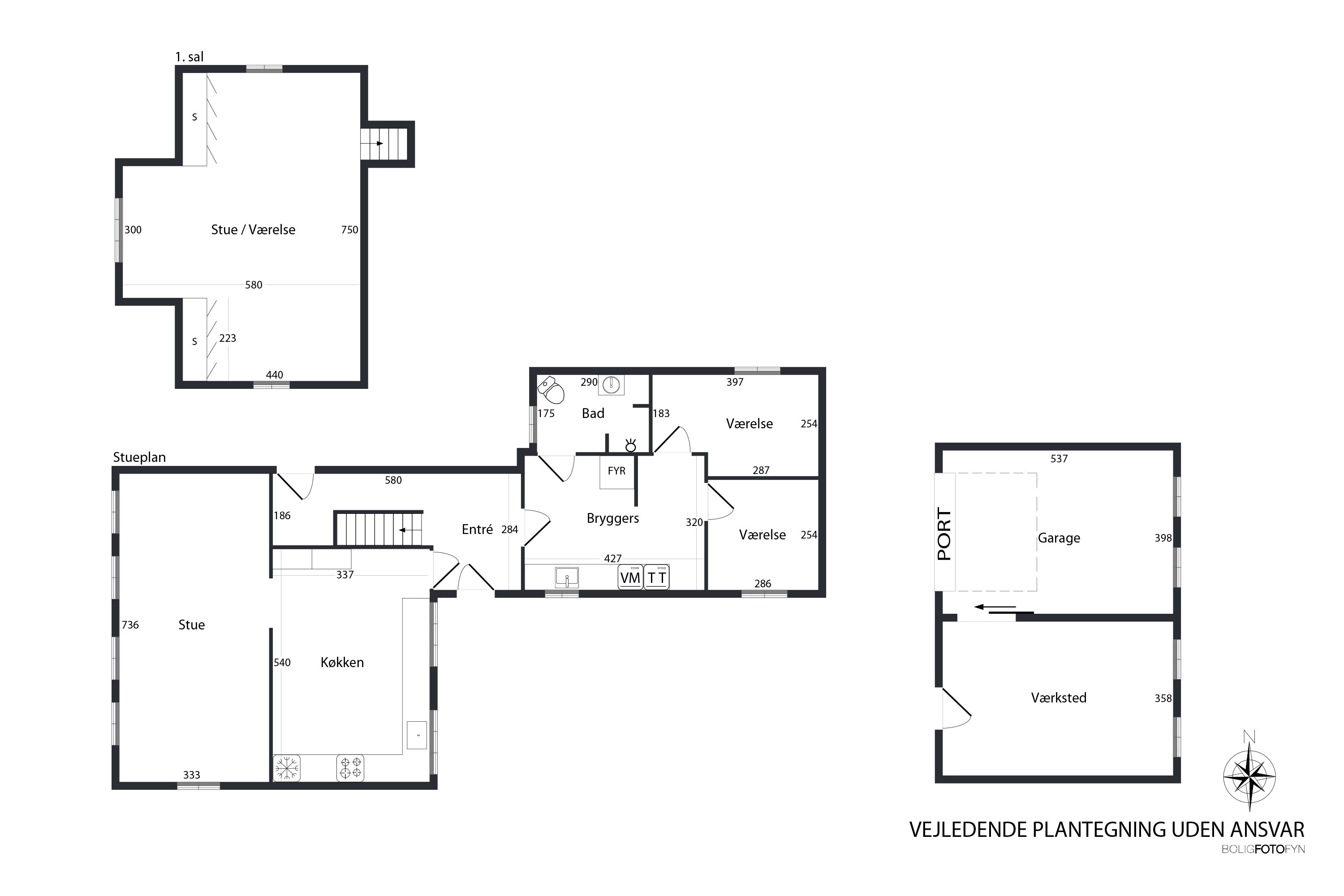 Plantegninger billede af Bogensevej 68, Holse St, 5464 Brenderup Fyn