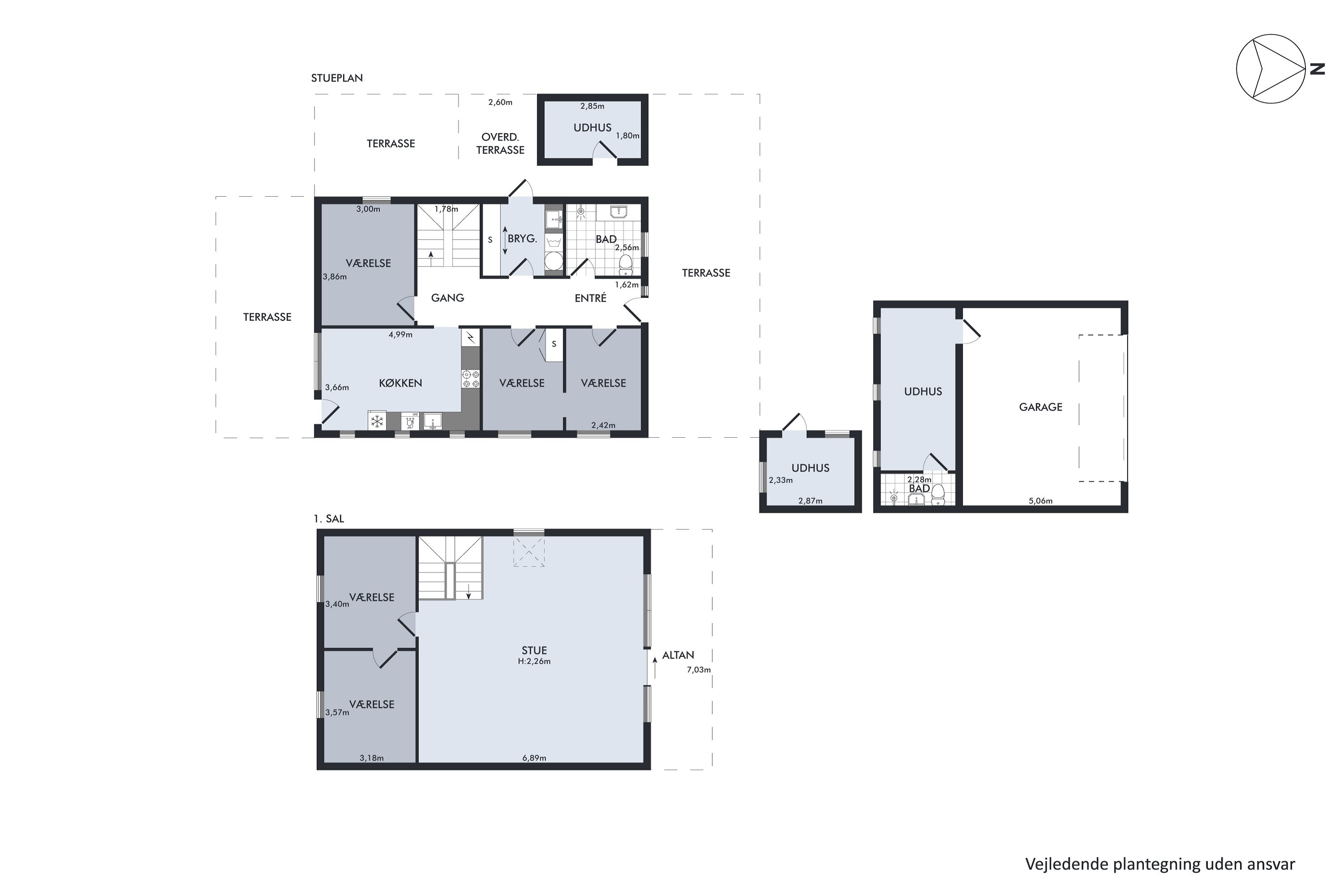 Plantegninger billede af Solhøjvej 4, Klejtrup, 9500 Hobro