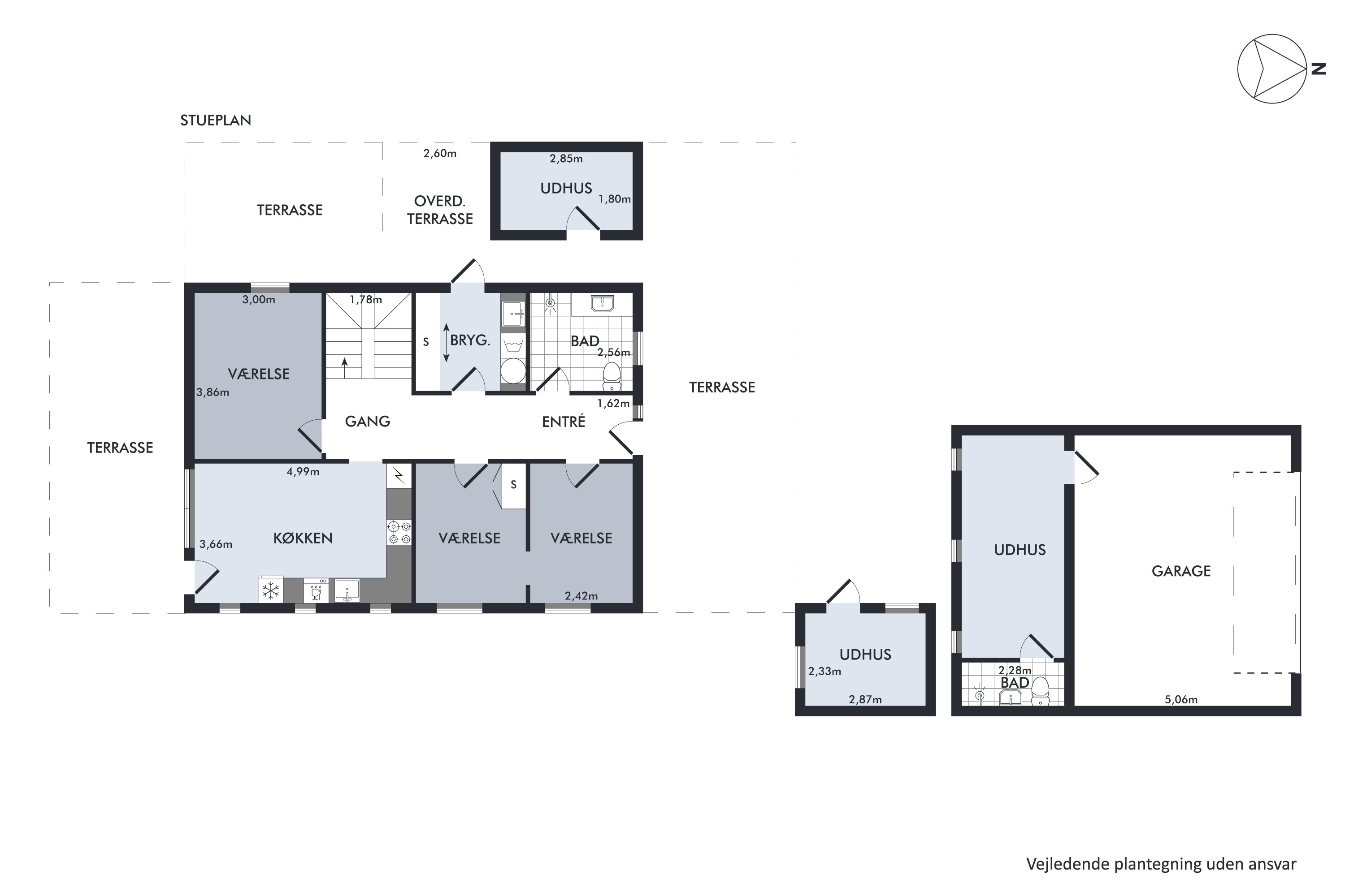 Plantegninger billede af Solhøjvej 4, Klejtrup, 9500 Hobro