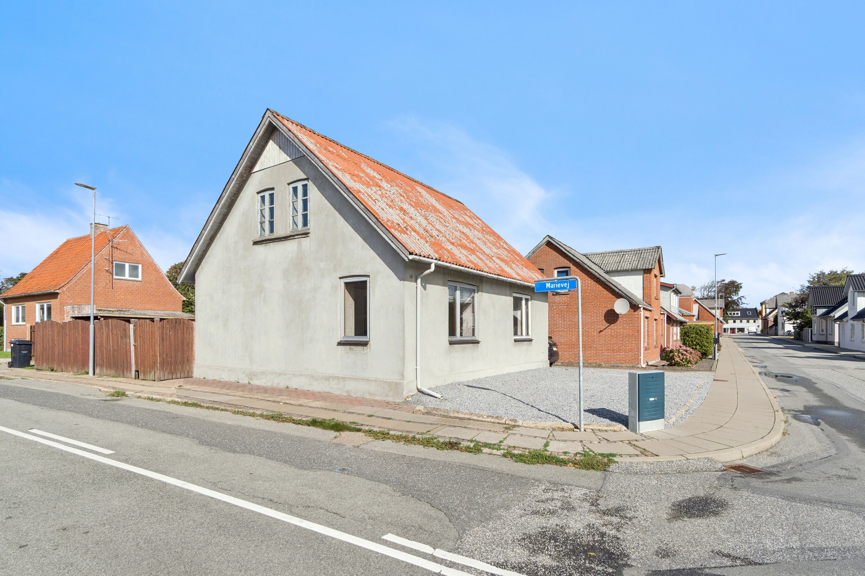 Villa: Set fra vejen på Vangsgade 18, 7752 Snedsted