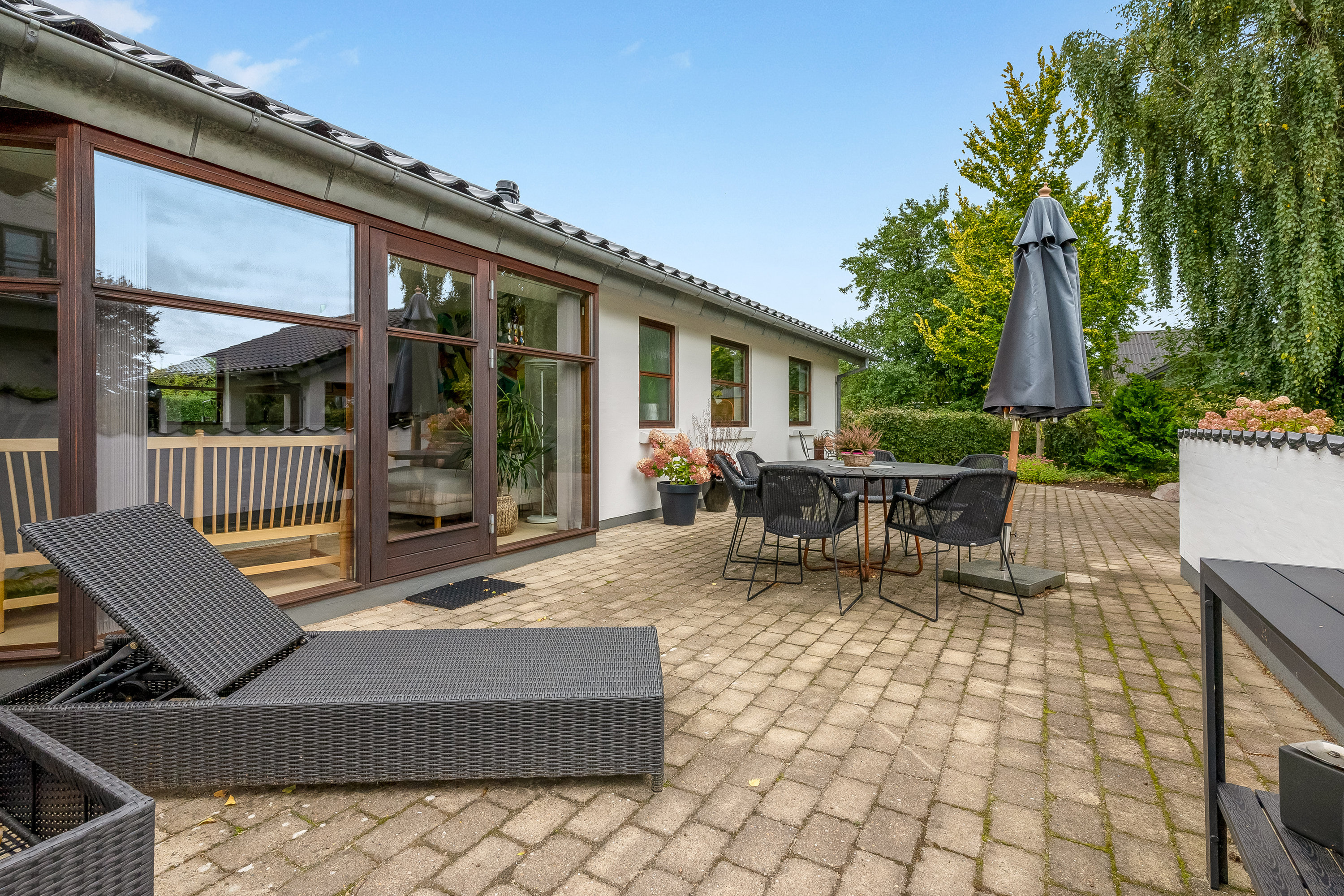 Fremhævet terrasse billede i fuldskærmstilstand. Billede af Klintevej 17, 7500 Holstebro