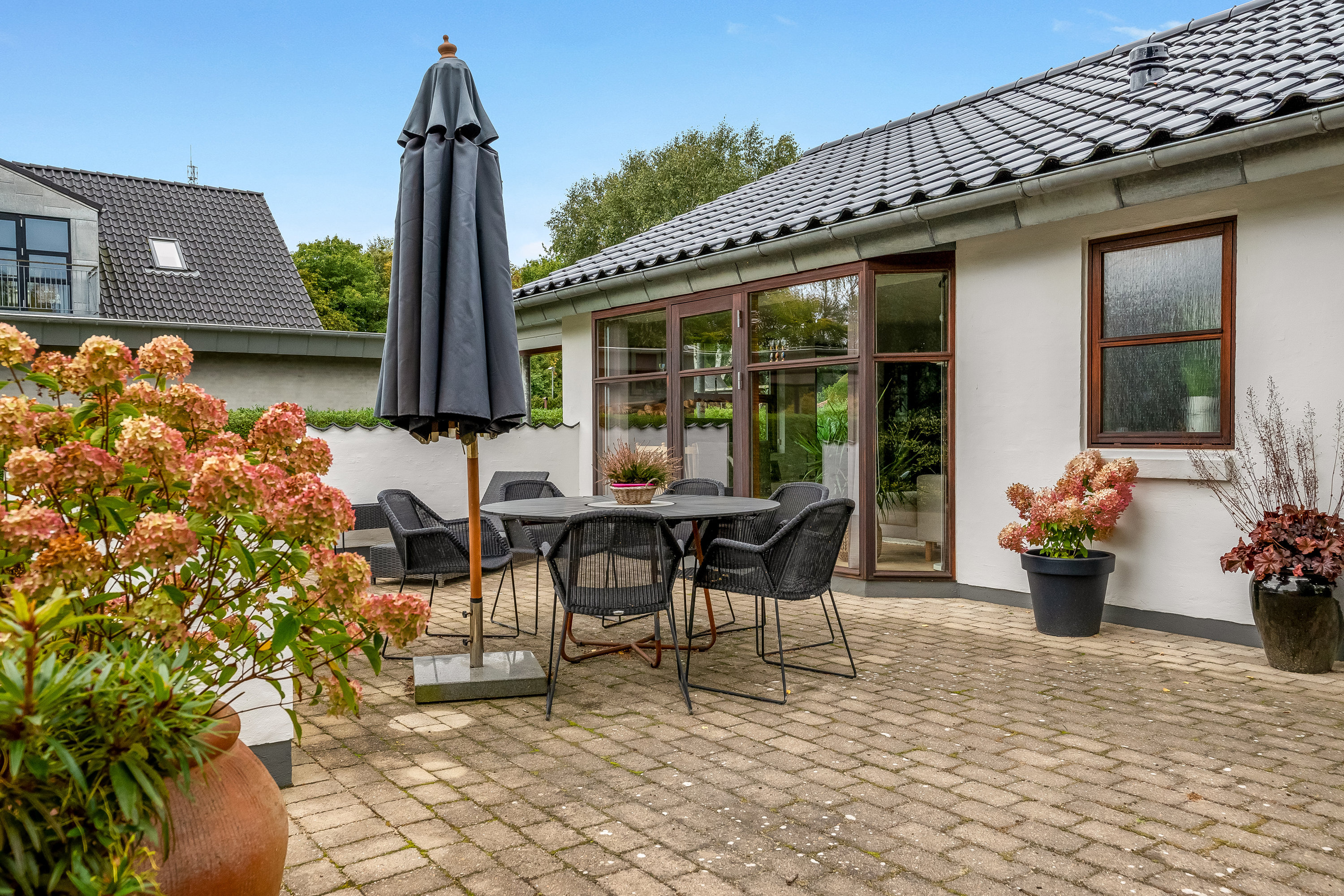Fremhævet terrasse billede i fuldskærmstilstand. Billede af Klintevej 17, 7500 Holstebro
