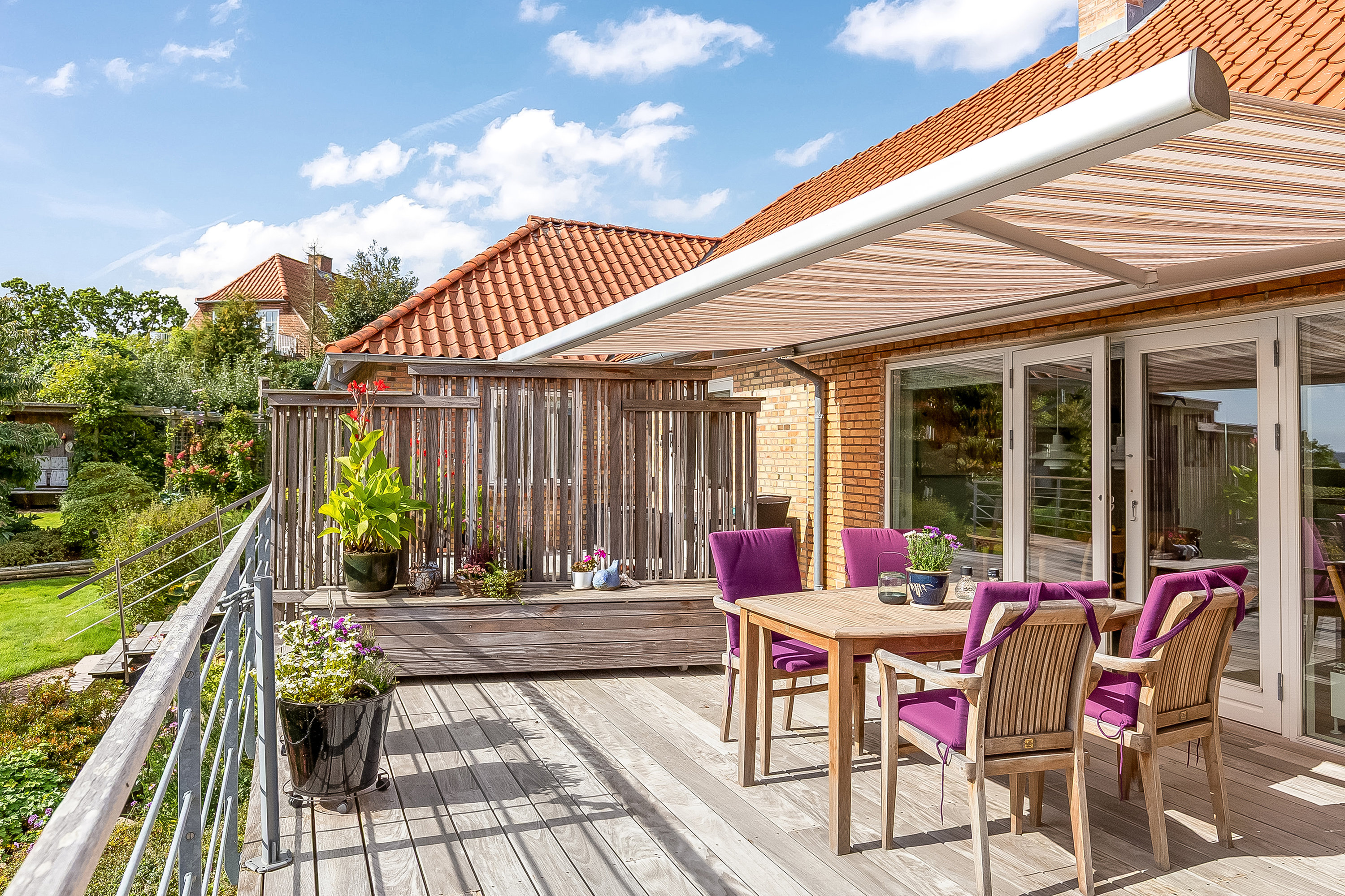 Fremhævet terrasse billede i fuldskærmstilstand. Billede af De Mezasvej 1, 7000 Fredericia