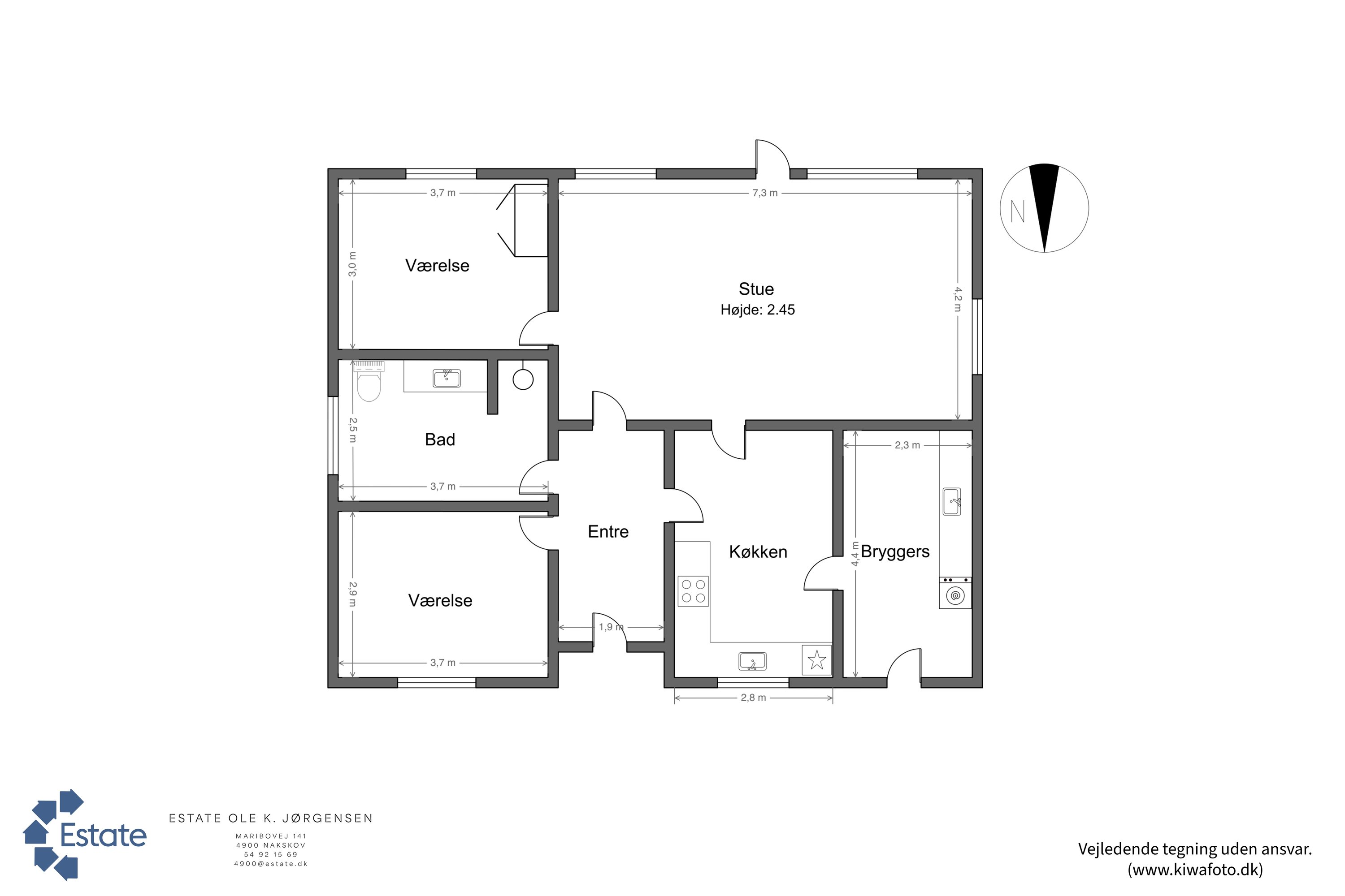 Plantegninger billede af Hovedgaden 5A, 4920 Søllested