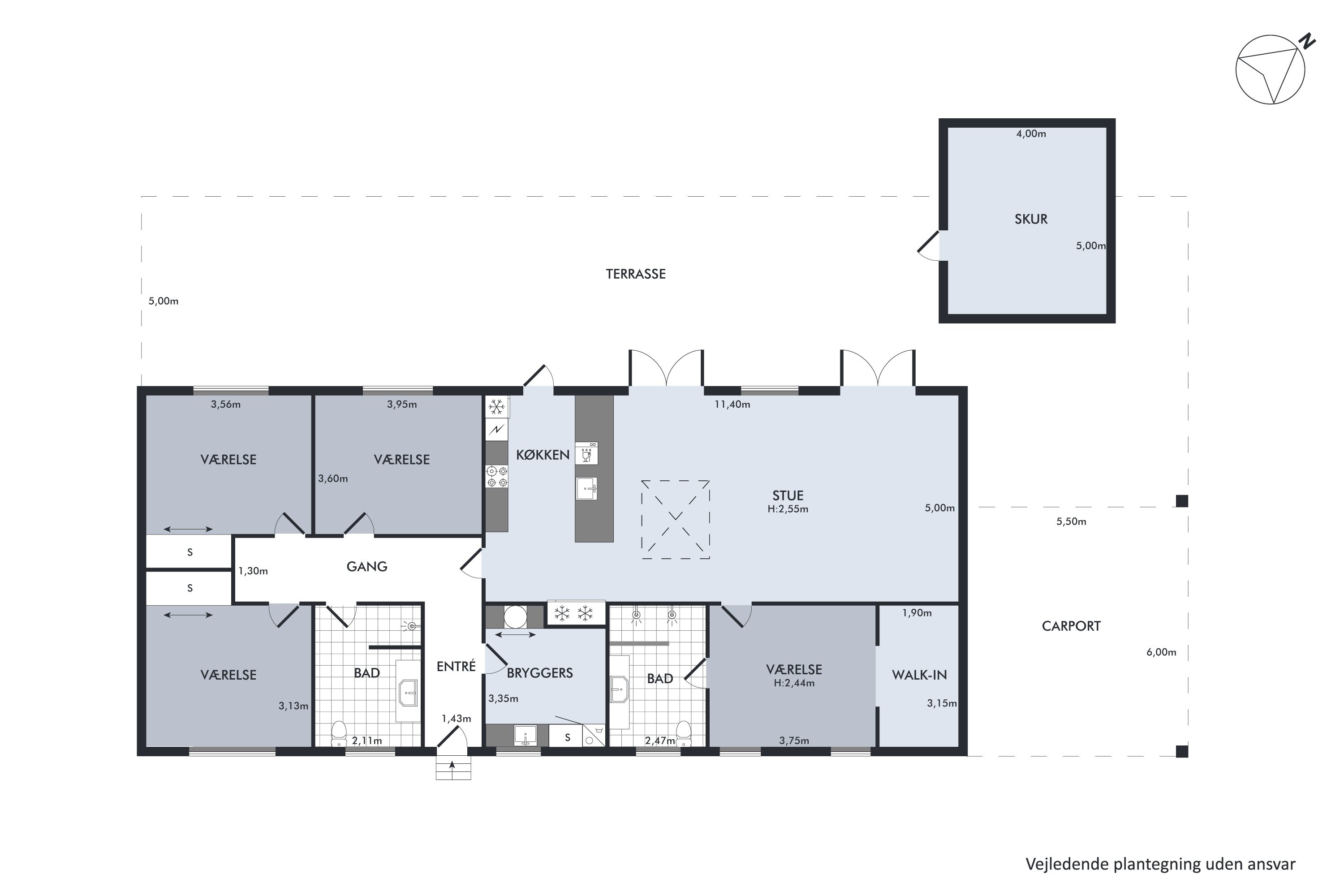 Plantegninger billede af Alfevej 5C, 2730 Herlev