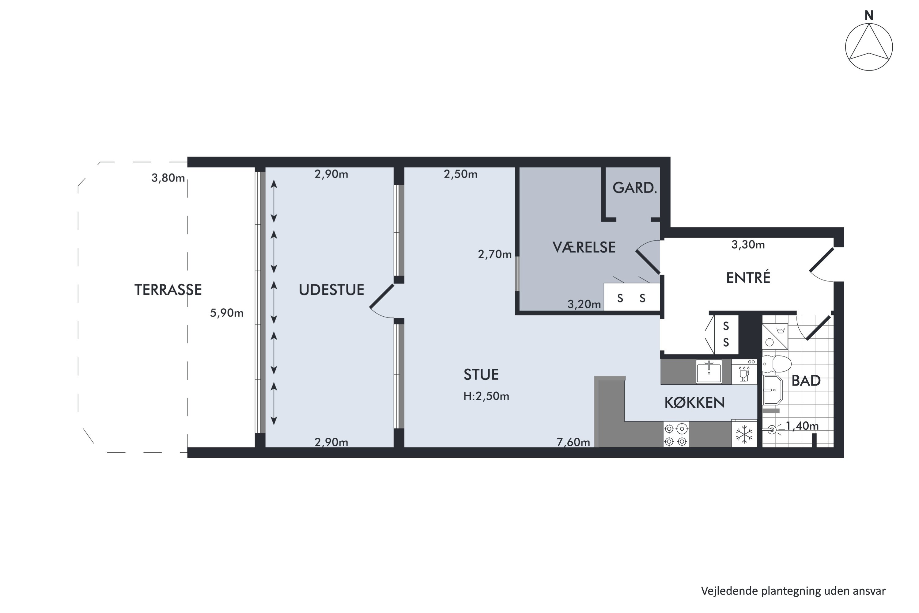 Plantegninger billede af Spaden A 4, st. 2., Høje Taastrup, 2630 Taastrup