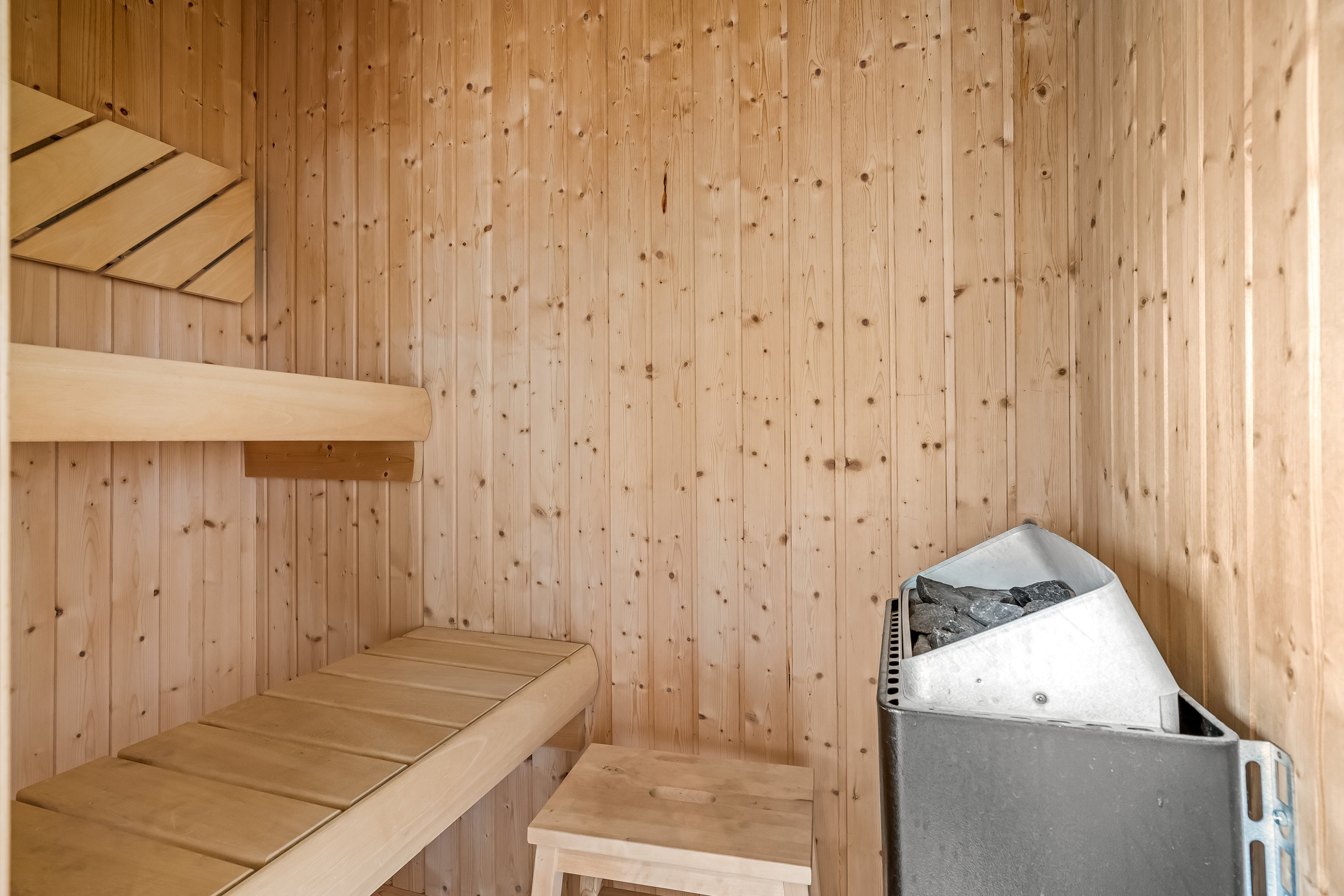 Fremhævet sauna billede i fuldskærmstilstand. Billede af Klevevej 77, Kleve, 6950 Ringkøbing