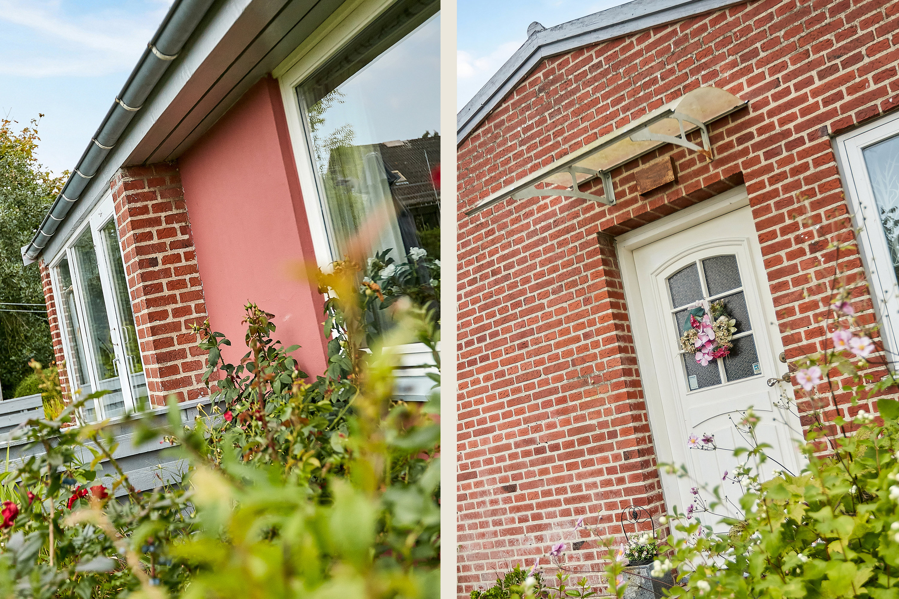 Fremhævet detaljer - facade billede i fuldskærmstilstand. Billede af Hasselvej 8, Østbyen, 8700 Horsens